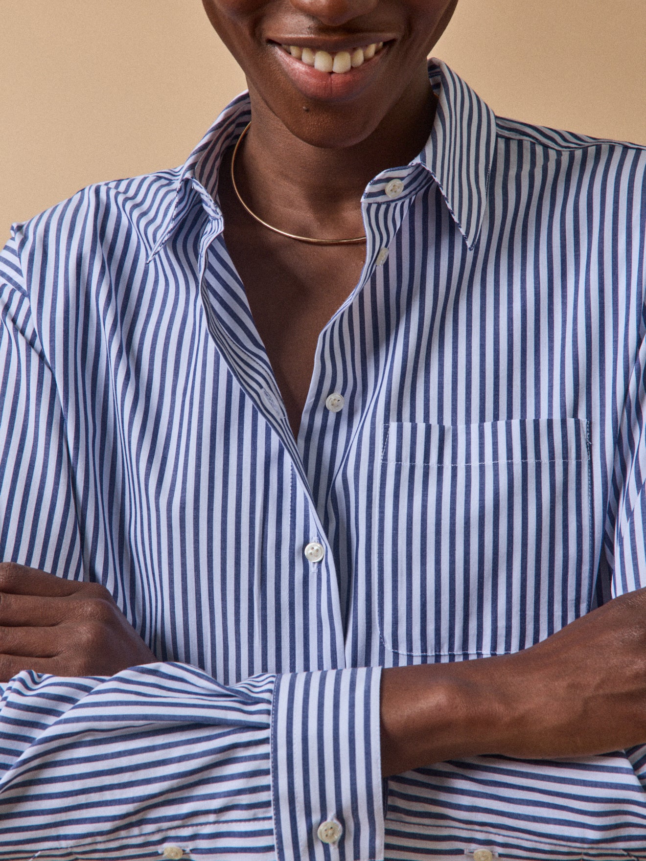 Chemise rayée femme coton biologique