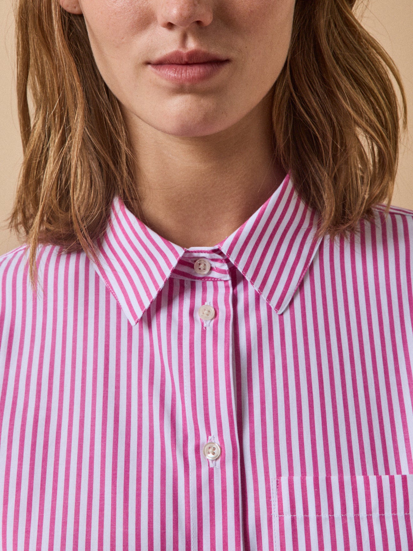 Chemise rayée femme coton biologique