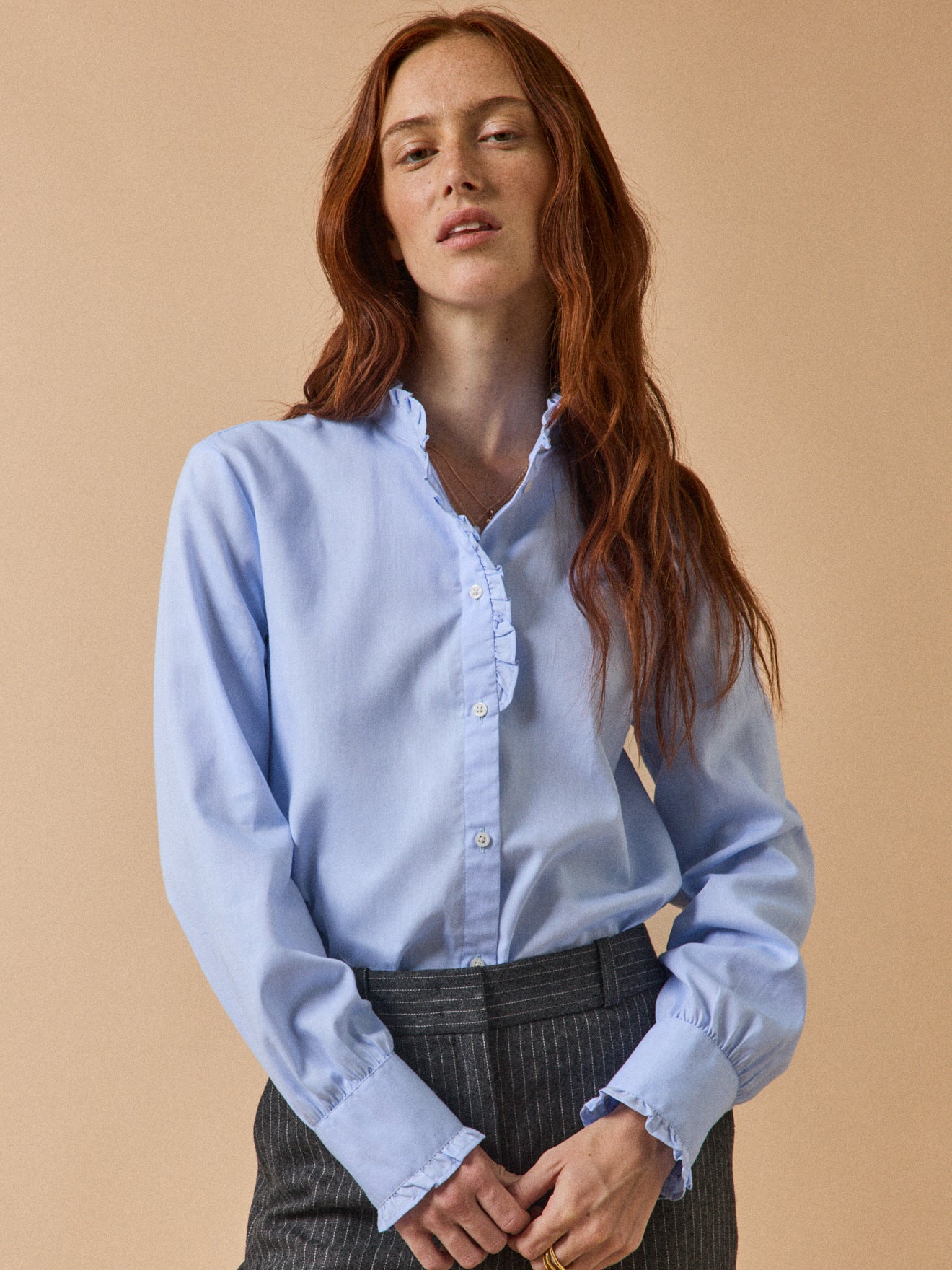 Women's Emilie Oxford shirt made with organic cotton