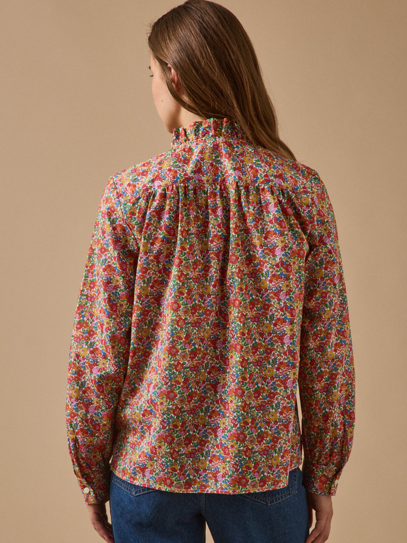 Blouse femme tissu Liberty - Coupe Noémie