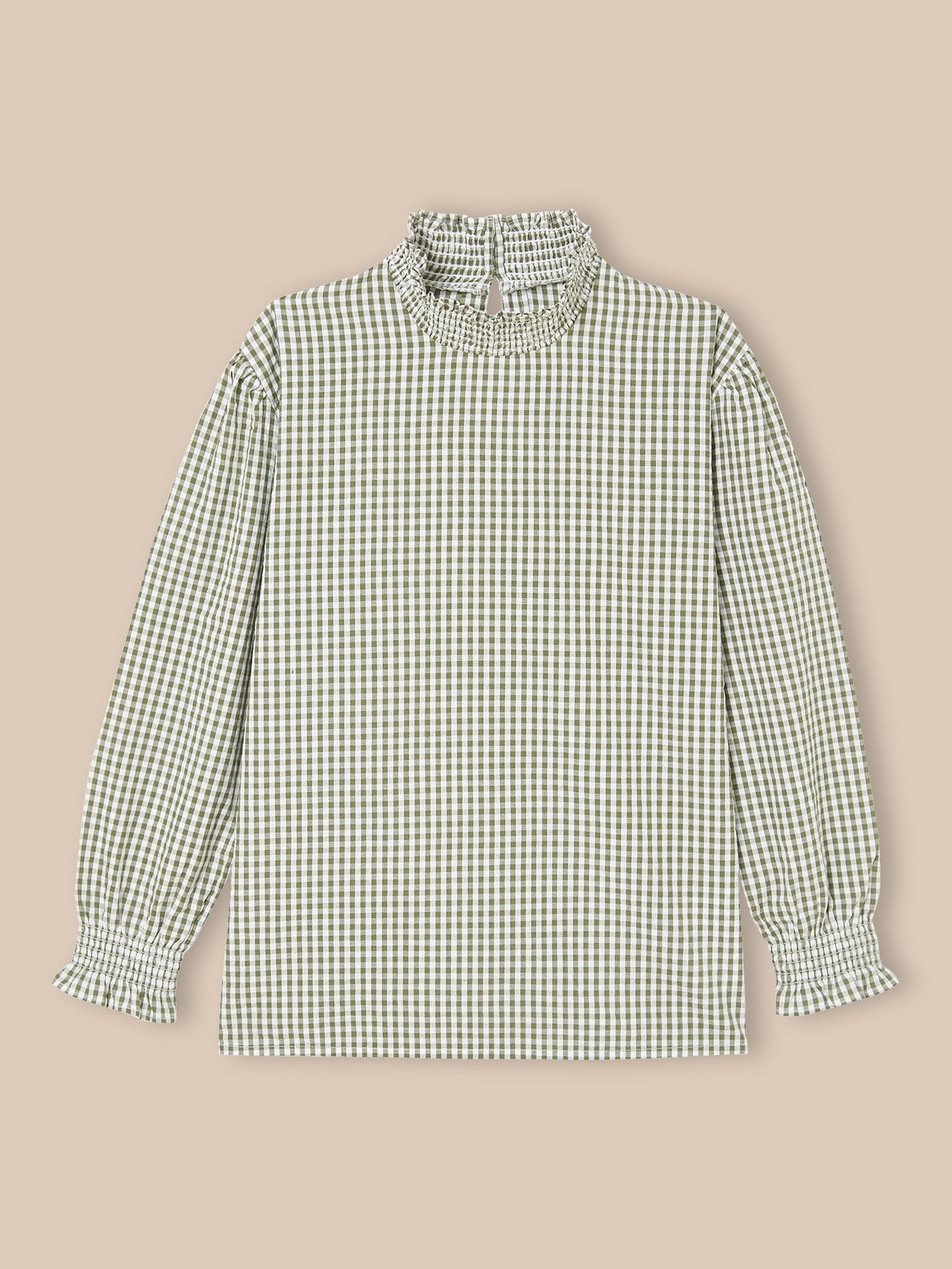 Women's gingham check blouse - Cyrillus x Apaches Collections