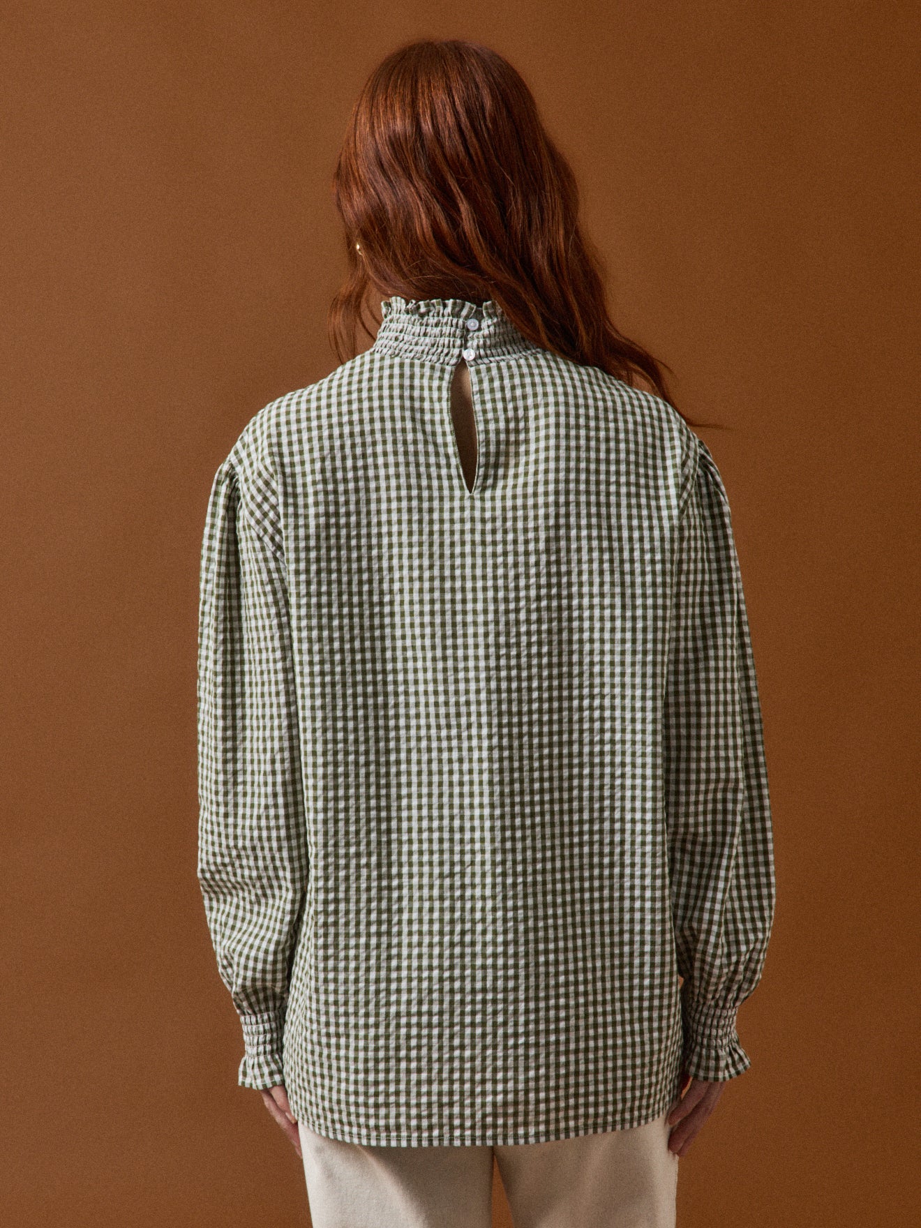 Women's gingham check blouse - Cyrillus x Apaches Collections