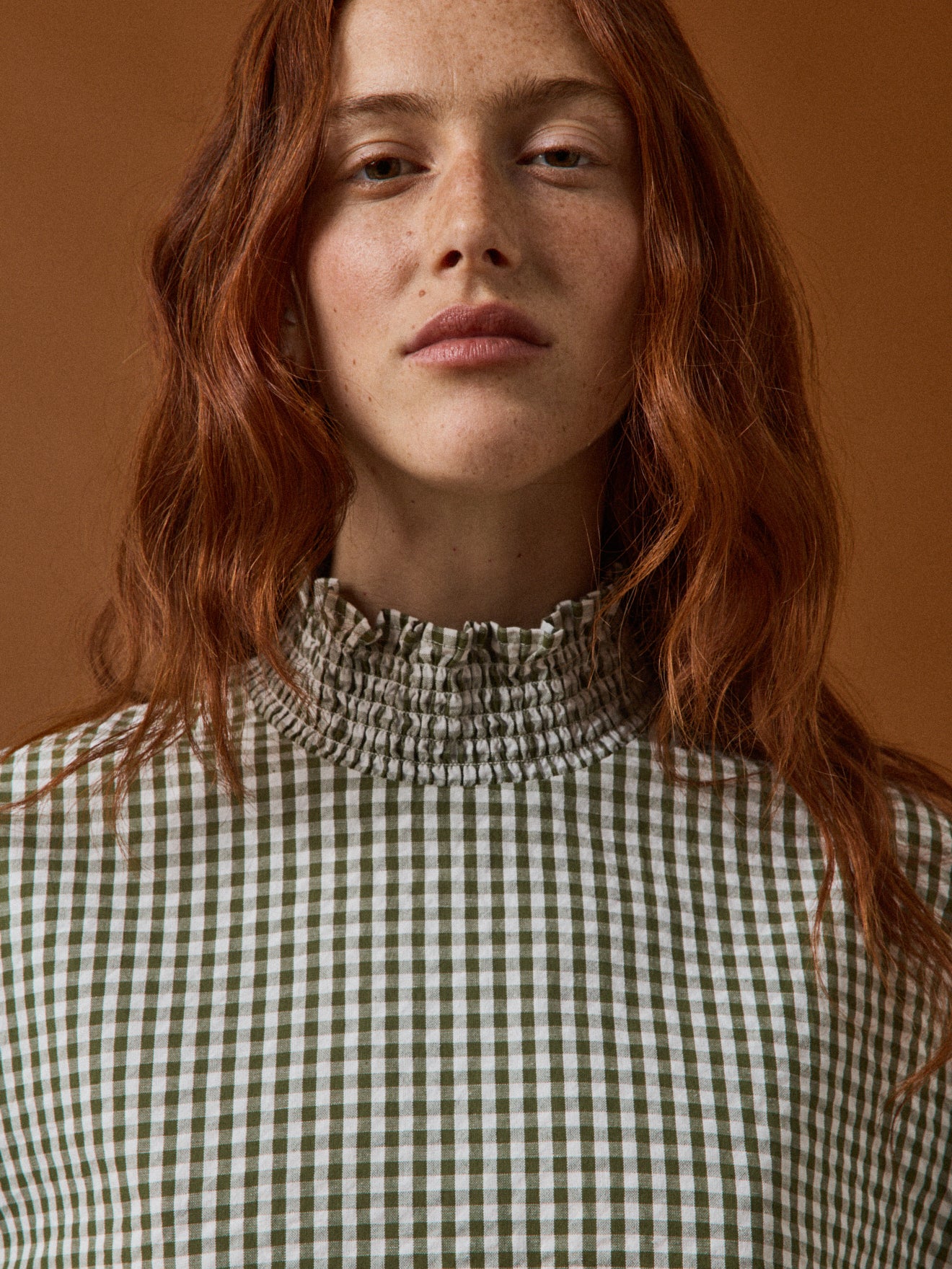Women's gingham check blouse - Cyrillus x Apaches Collections