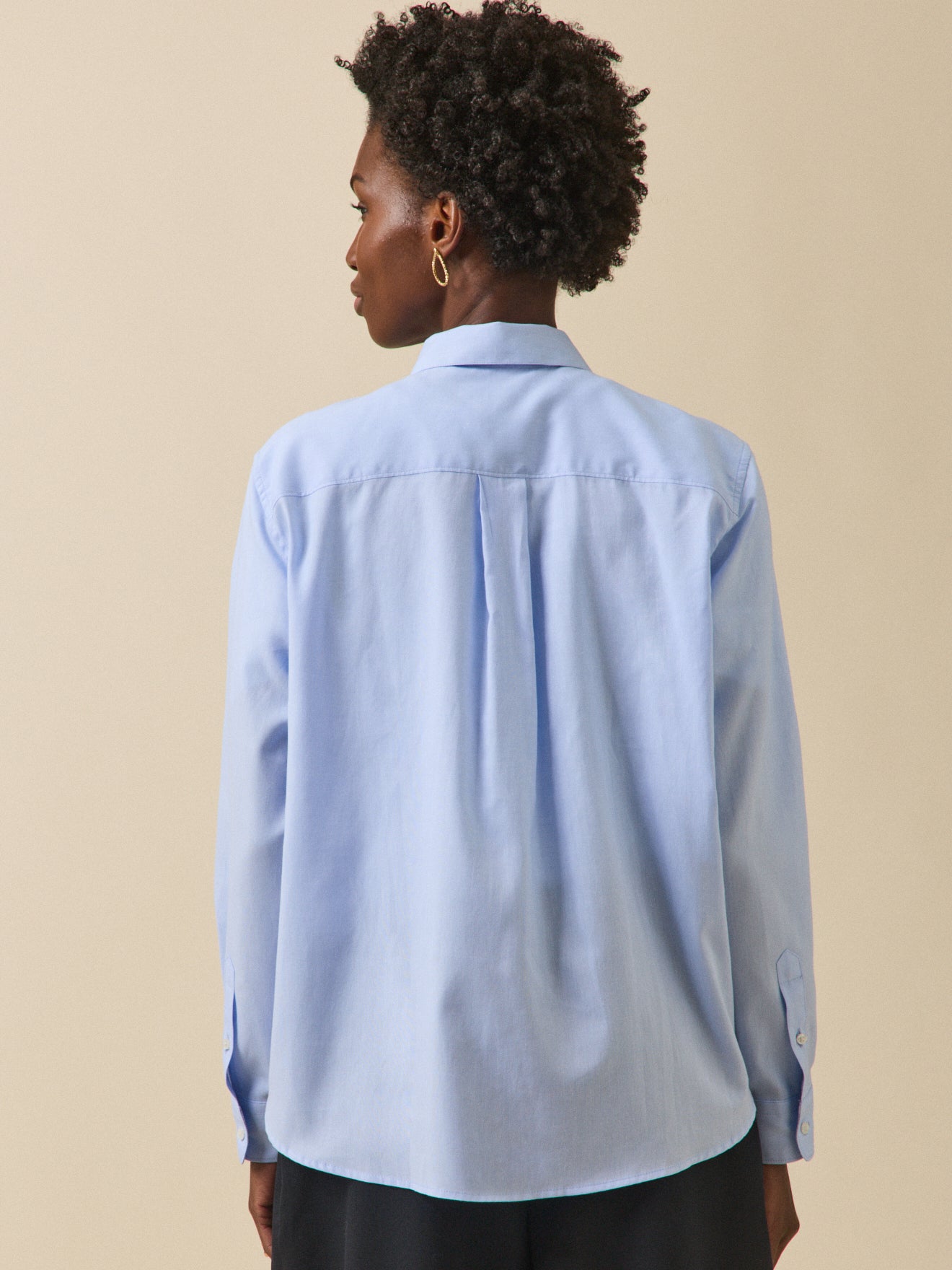 Women's organic cotton Oxford shirt