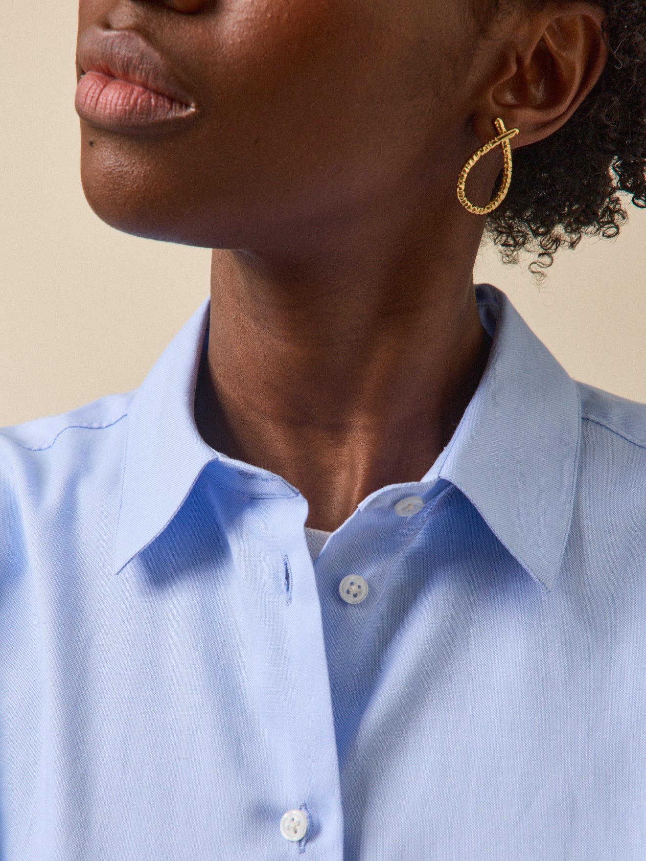 Women's organic cotton Oxford shirt