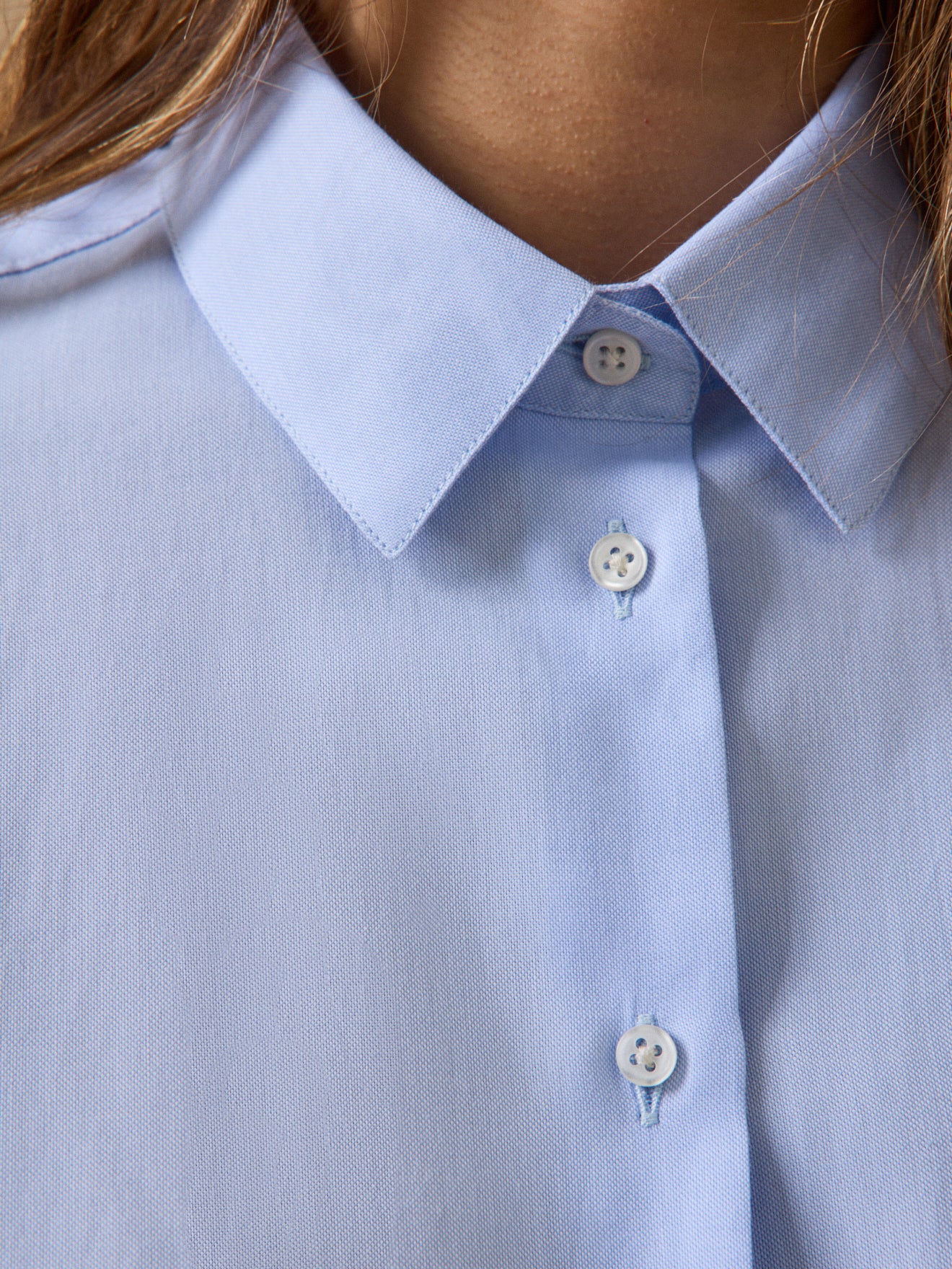 Women's organic cotton Oxford shirt