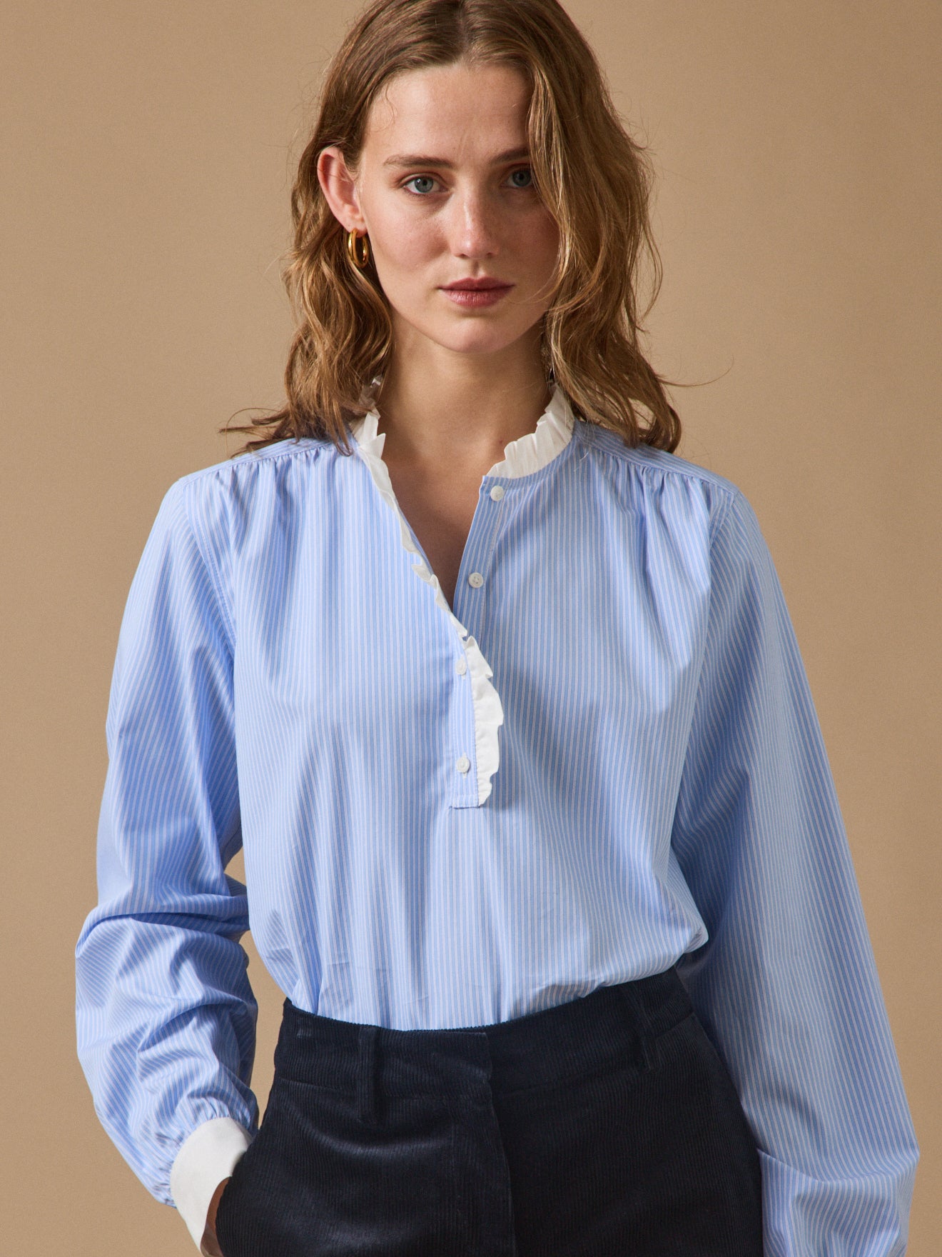 Women's striped blouse - Noemie style