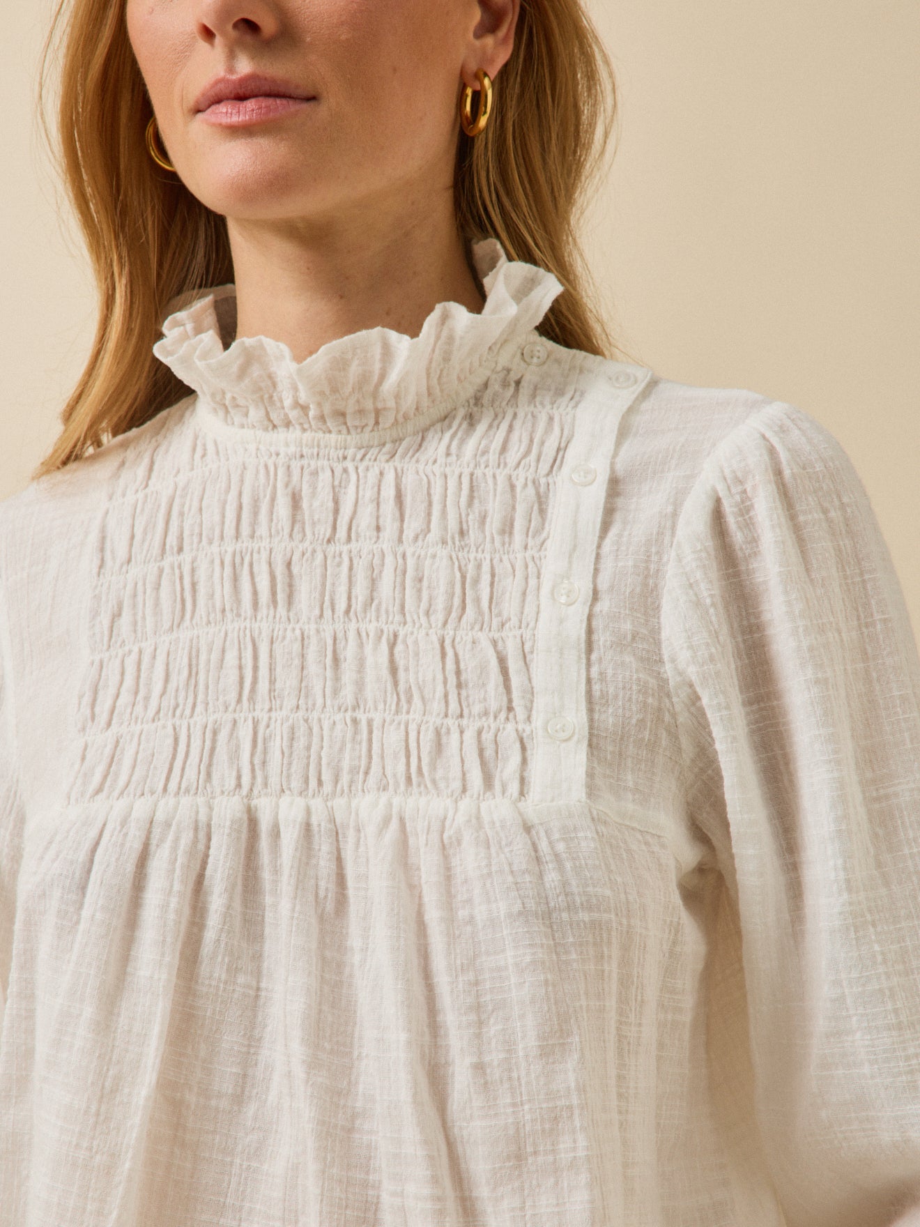 Women's crepon blouse