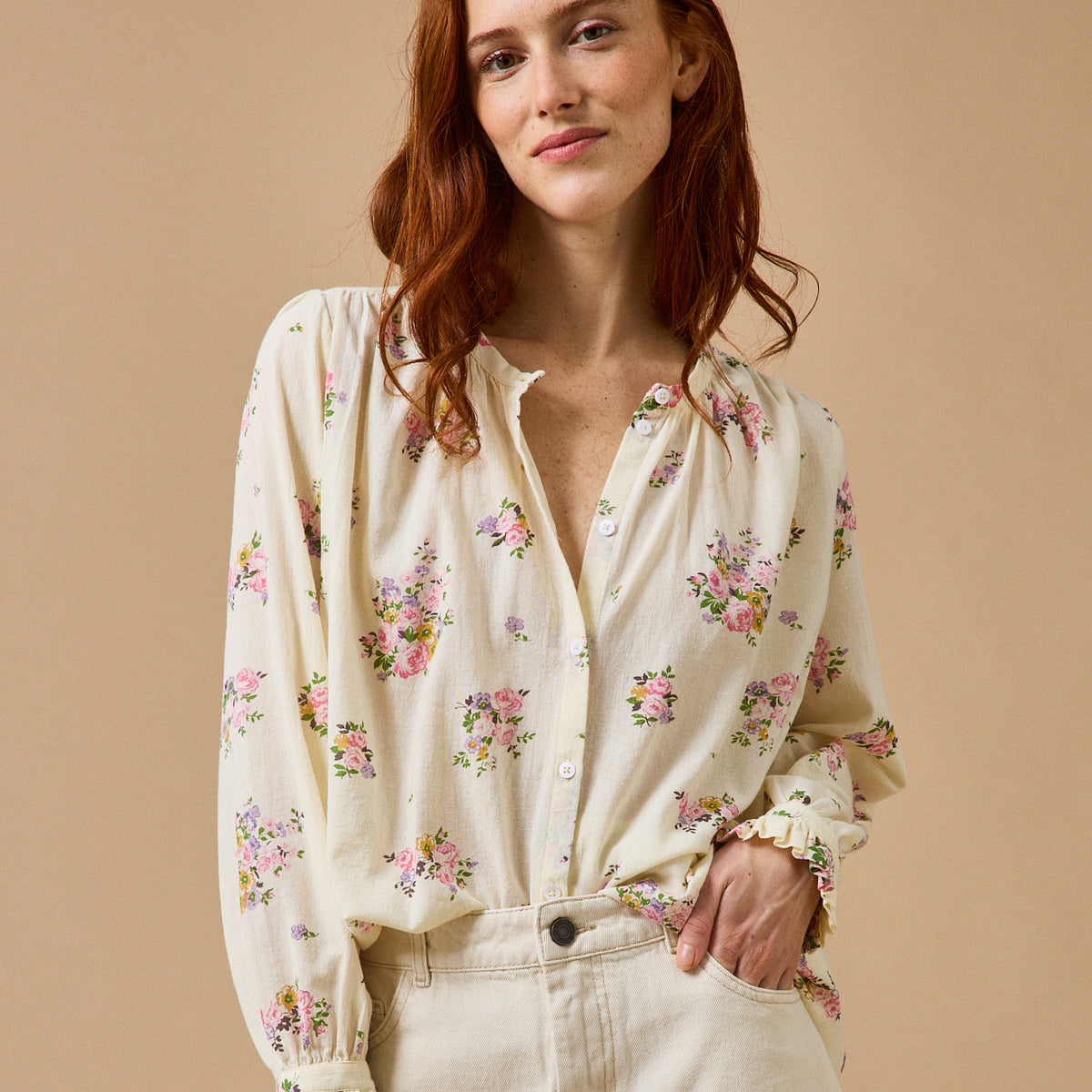 Women's floral blouse - Cyrillus x Emile & Ida - Cyrillus COM