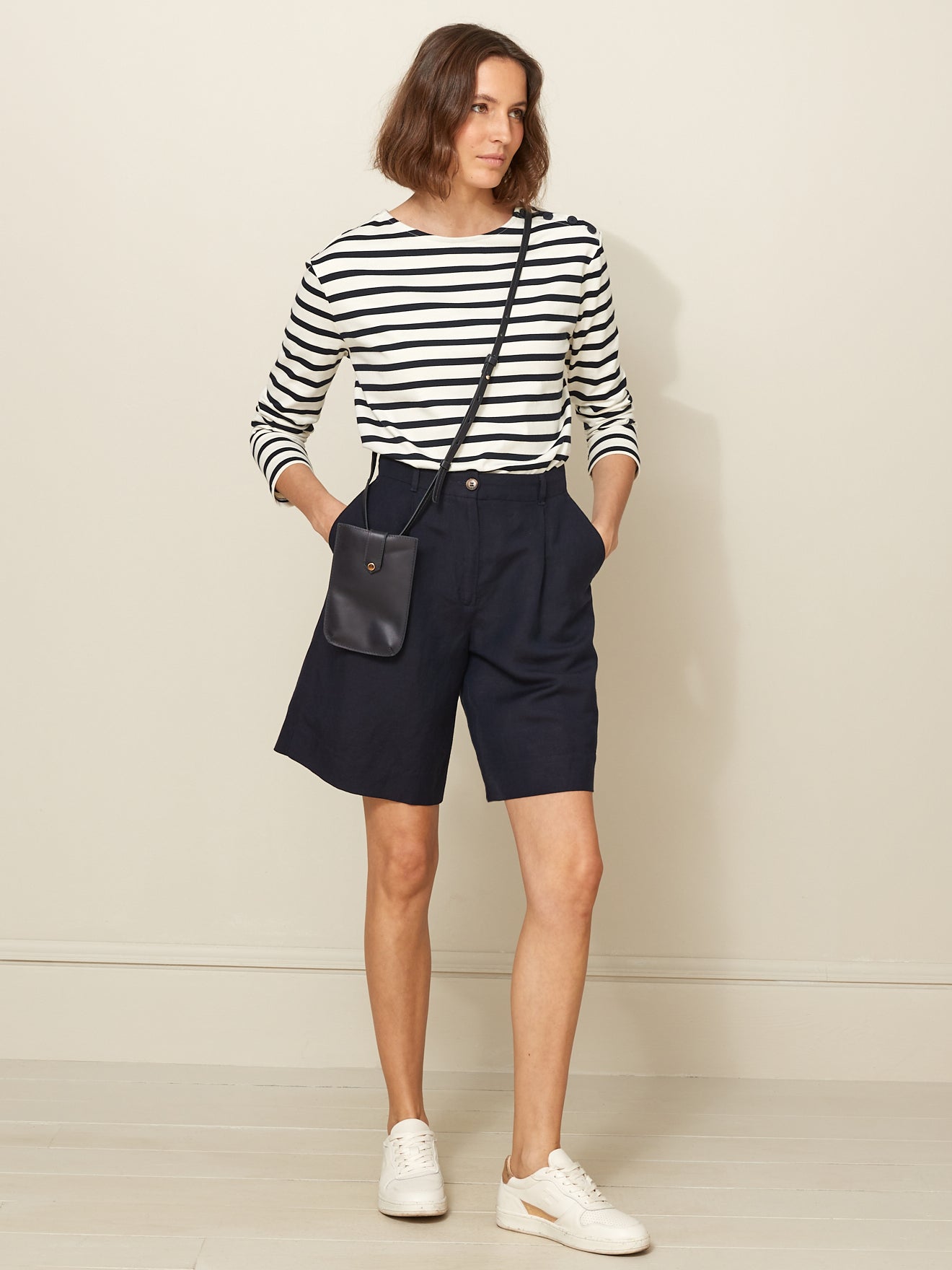 T-shirt marinière femme coton biologique