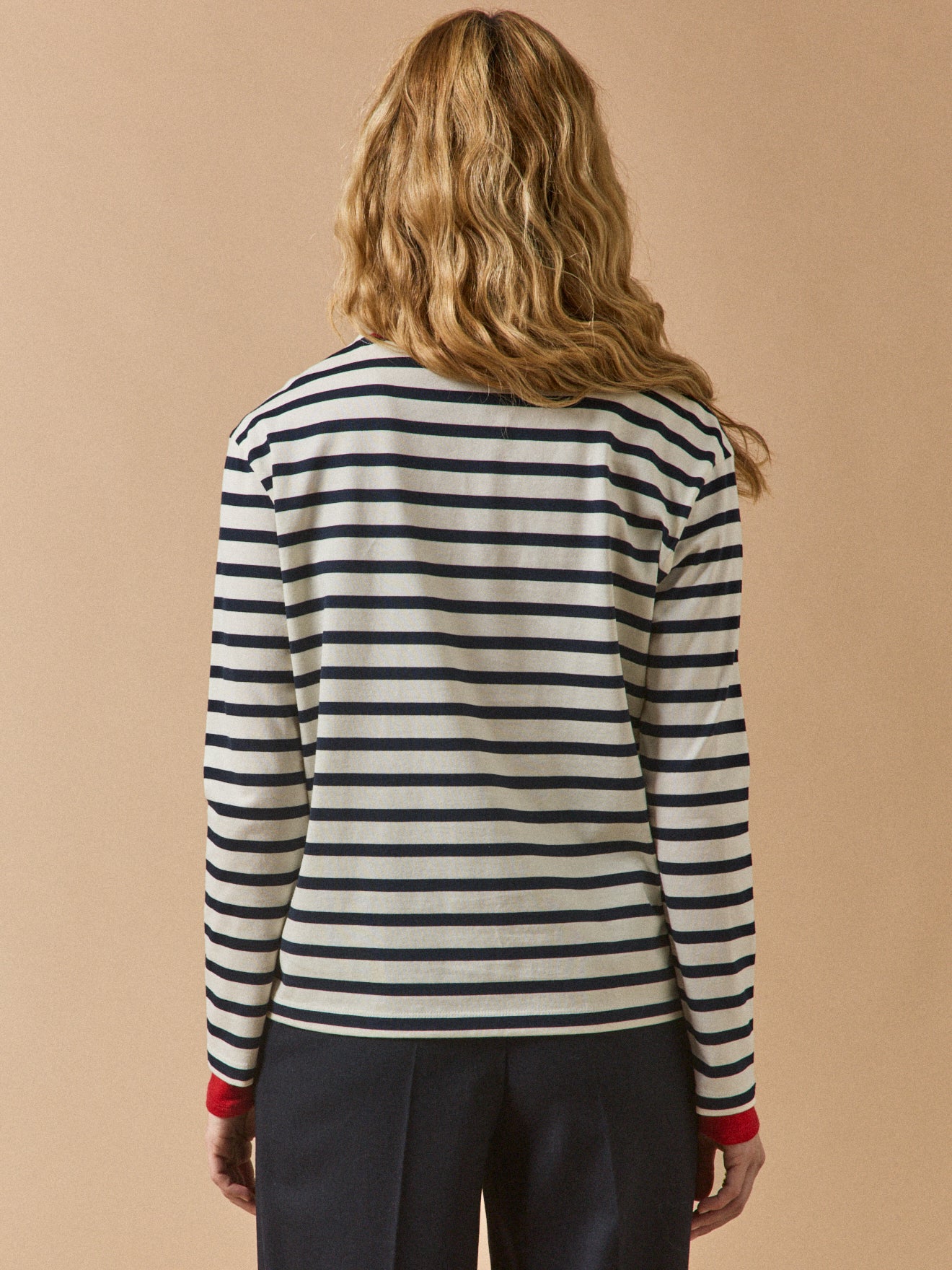 T-shirt marinière femme coton biologique