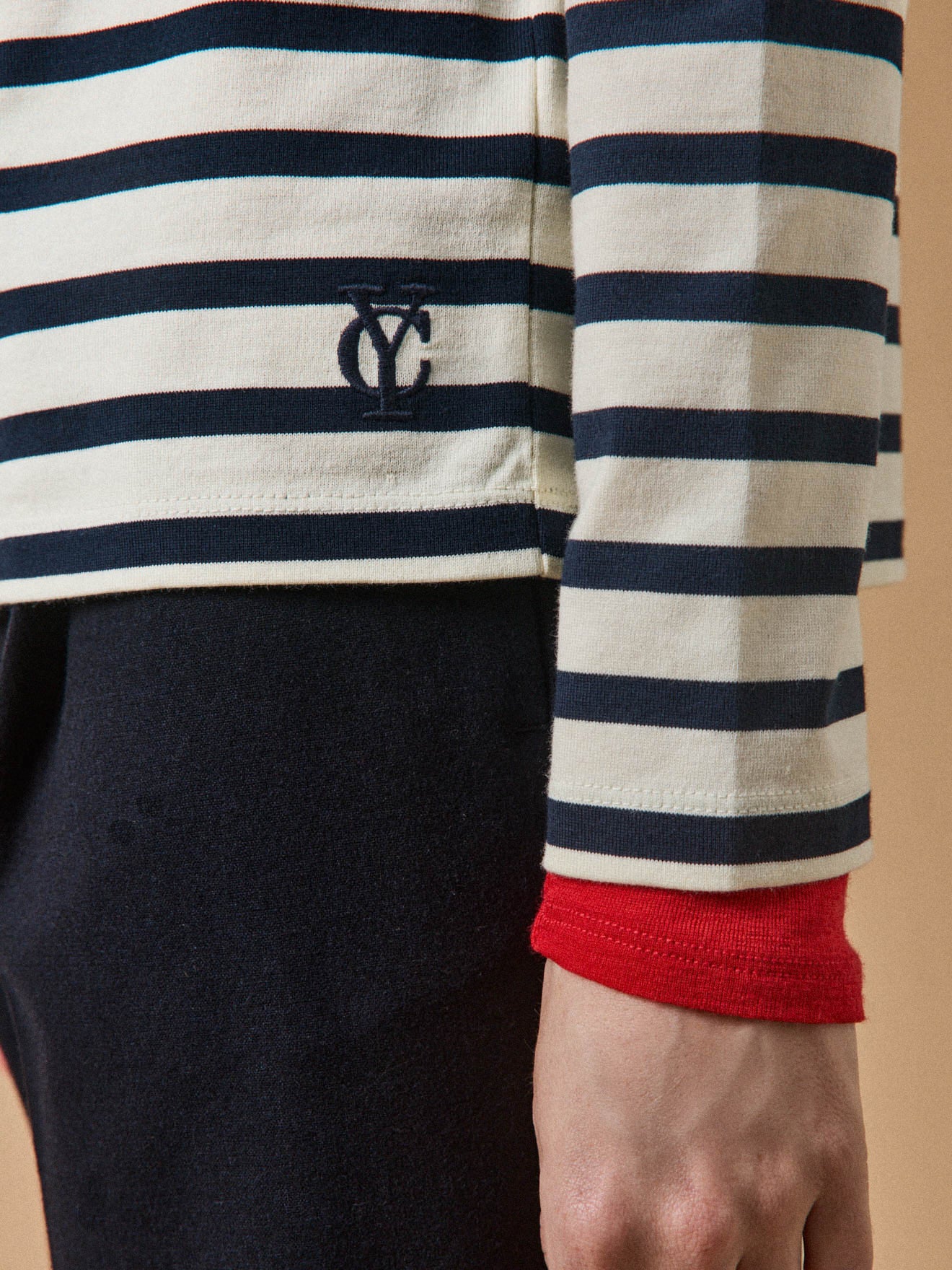 T-shirt marinière femme coton biologique