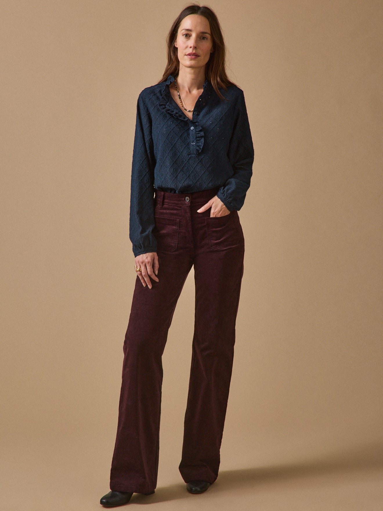 Women's T-shirt blouse - Noemie style