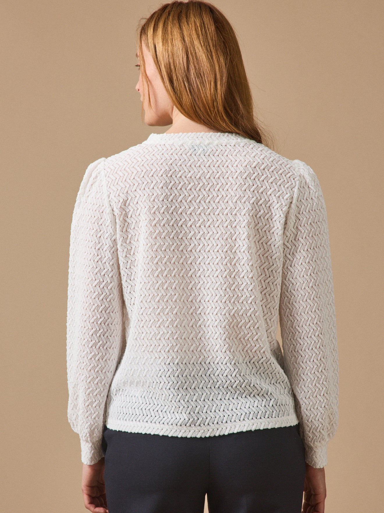 Women's jacquard T-shirt