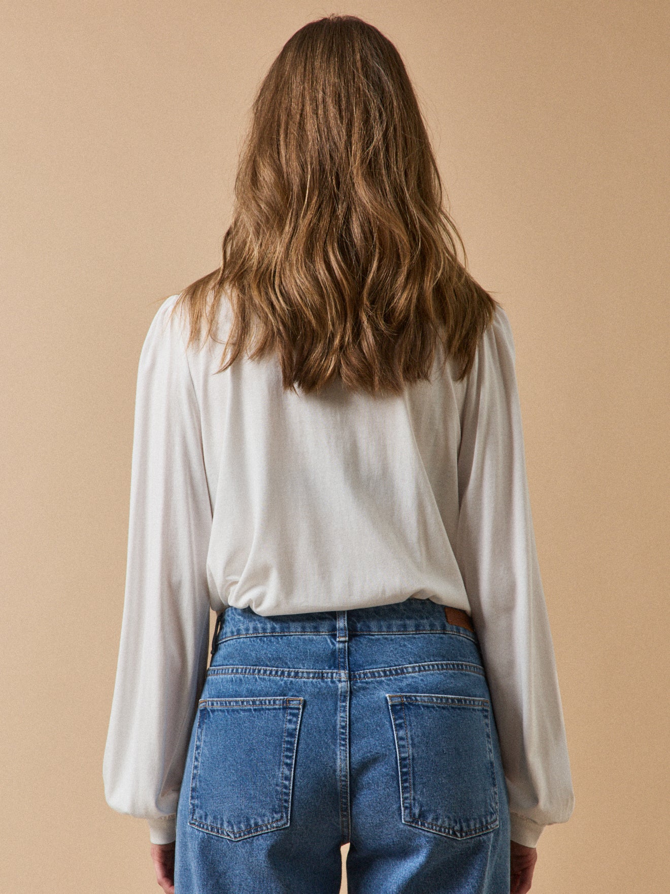 T-shirt boutonné brodé femme modal et coton biologique