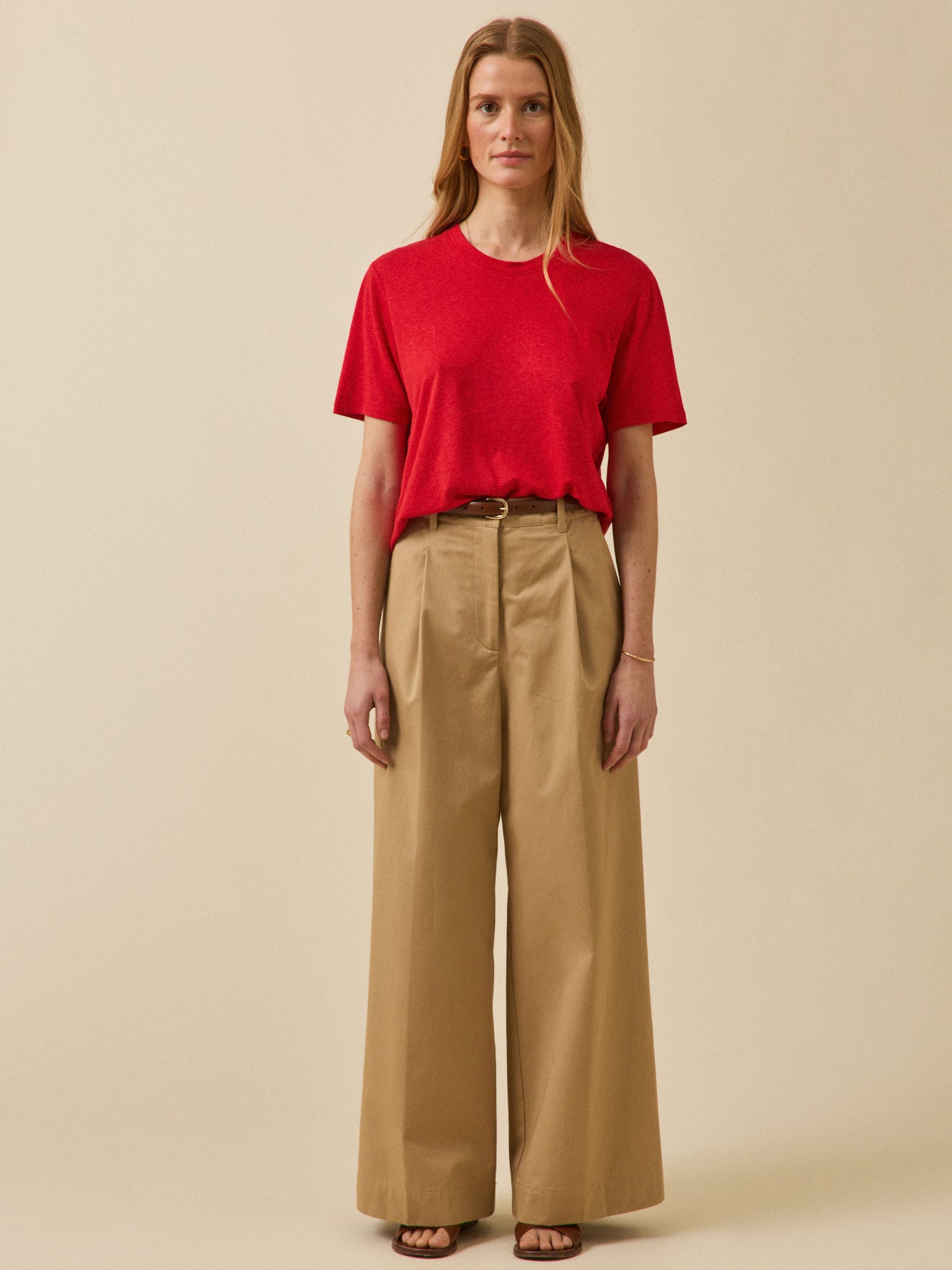 T-shirt lin et viscose femme