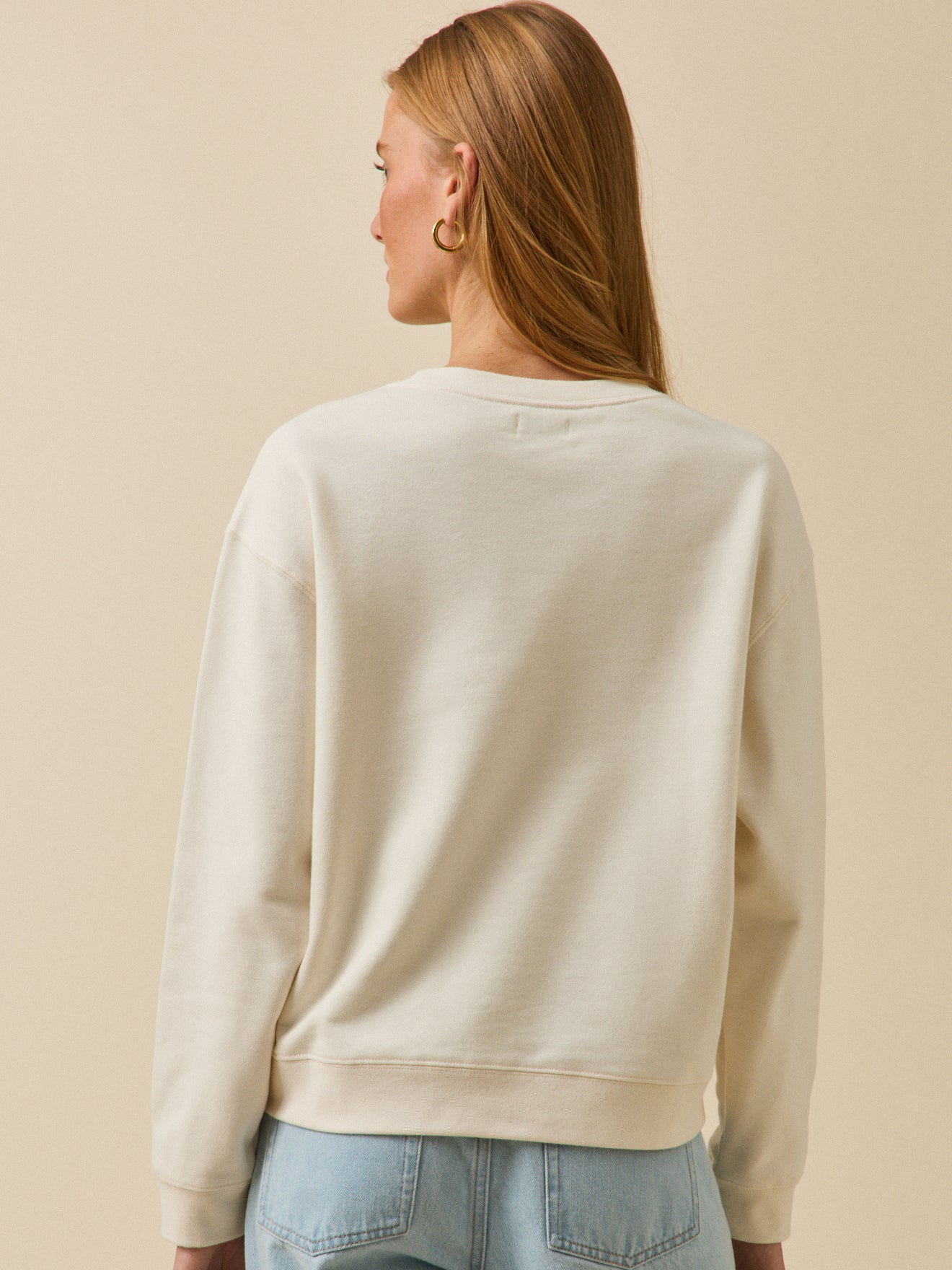 Sweat femme coton biologique message en tissu Liberty