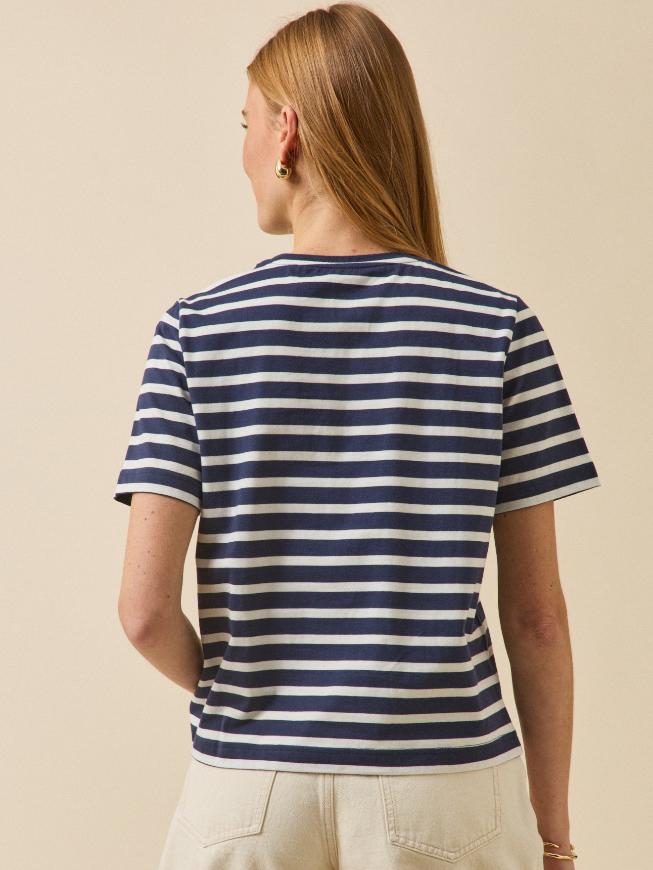 T-shirt rayé femme coton biologique