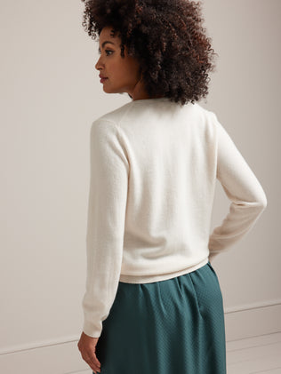 Women's V-neck sweater - The Cashmere Collection