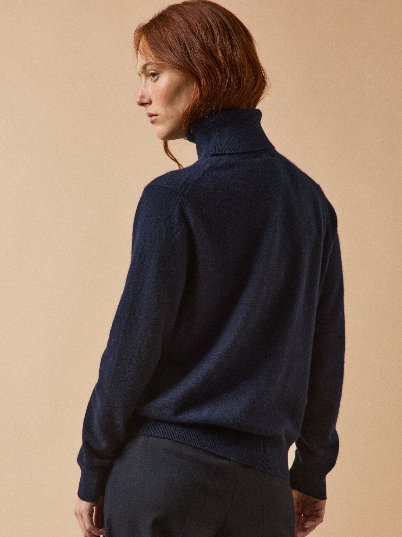 Women's rollneck sweater - The Cashmere Collection