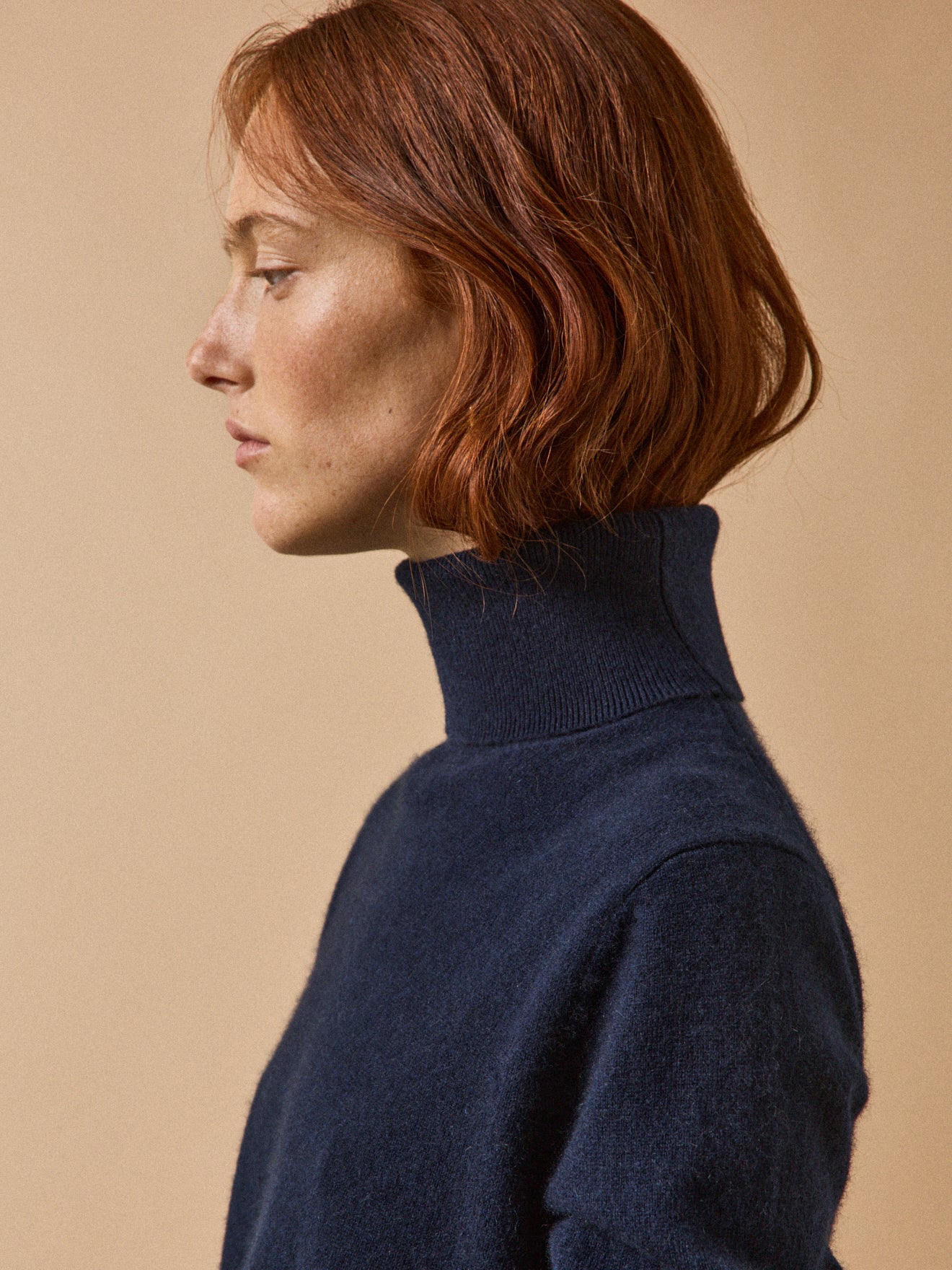Women's rollneck sweater - The Cashmere Collection