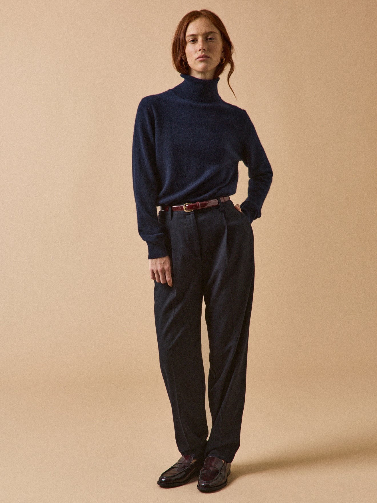 Women's rollneck sweater - The Cashmere Collection