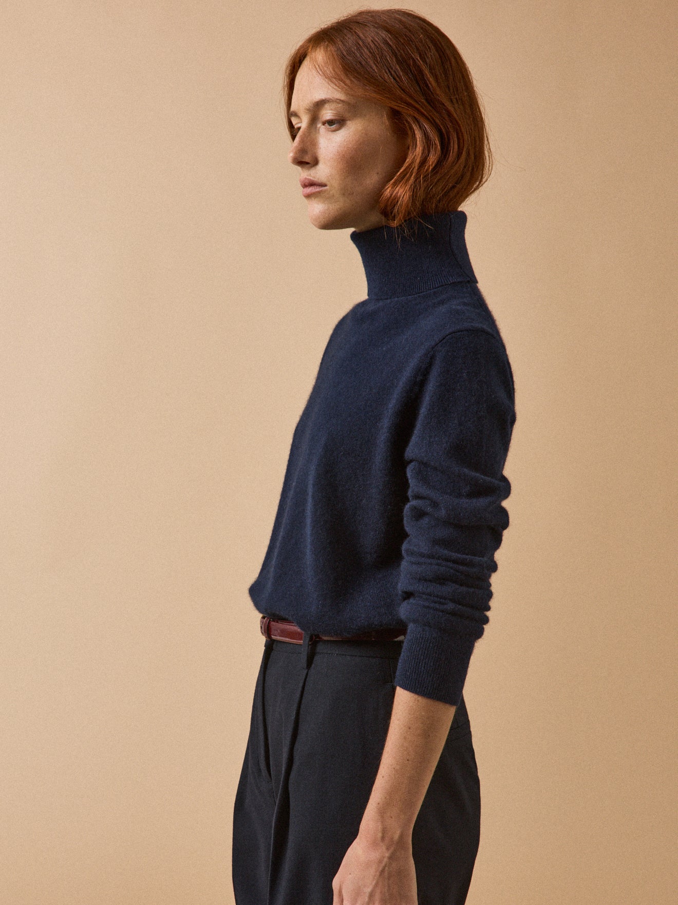 Women's rollneck sweater - The Cashmere Collection