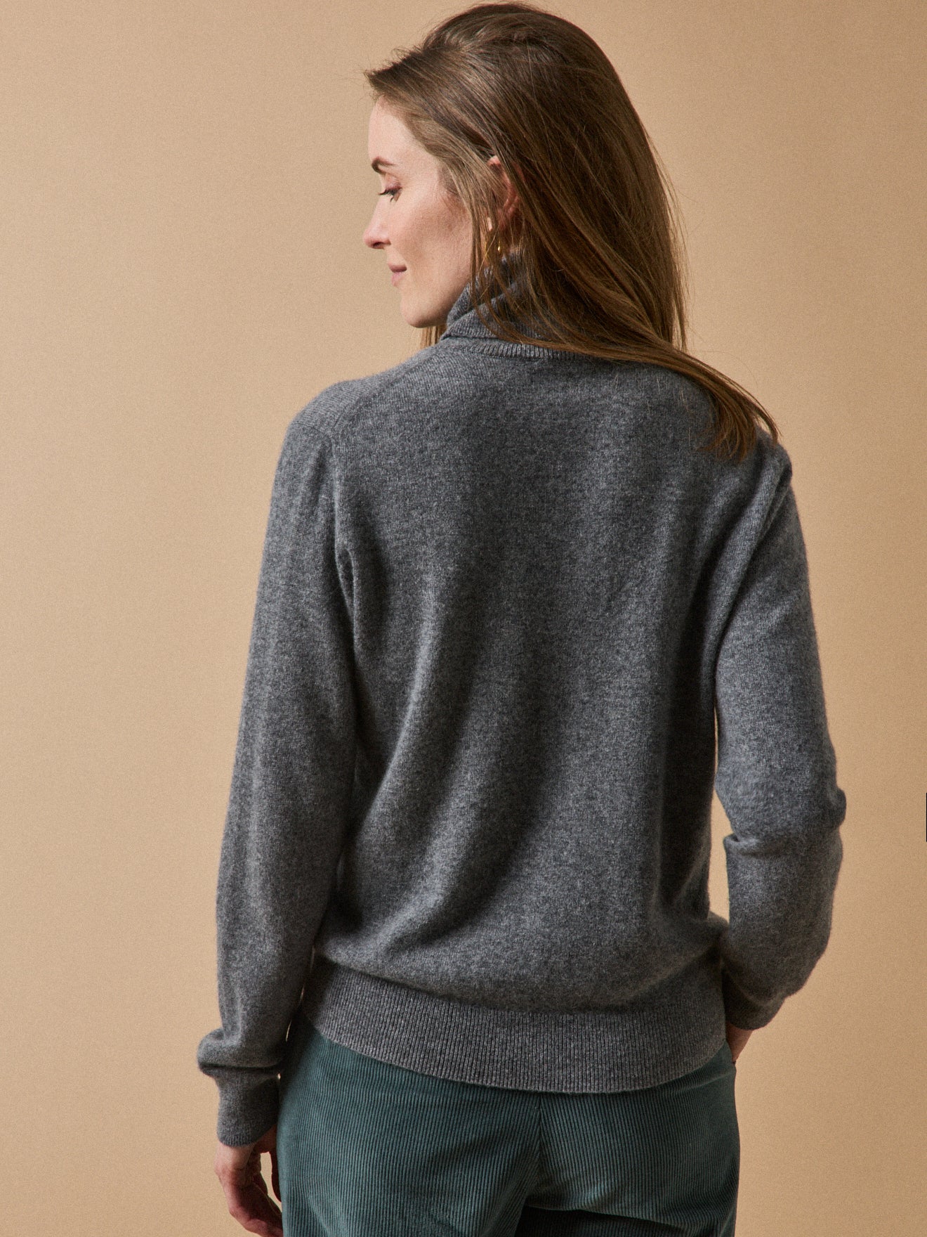 Women's rollneck sweater - The Cashmere Collection