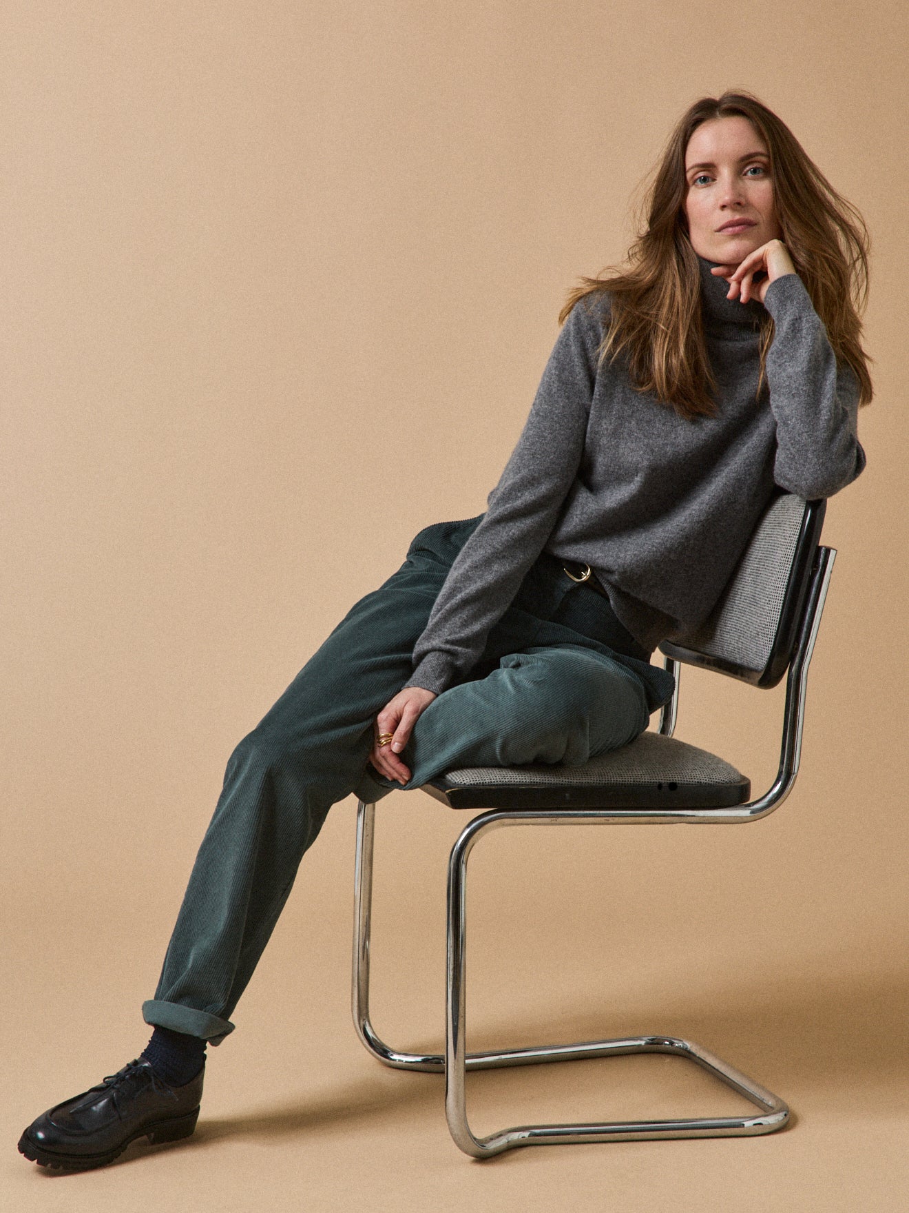 Women's rollneck sweater - The Cashmere Collection