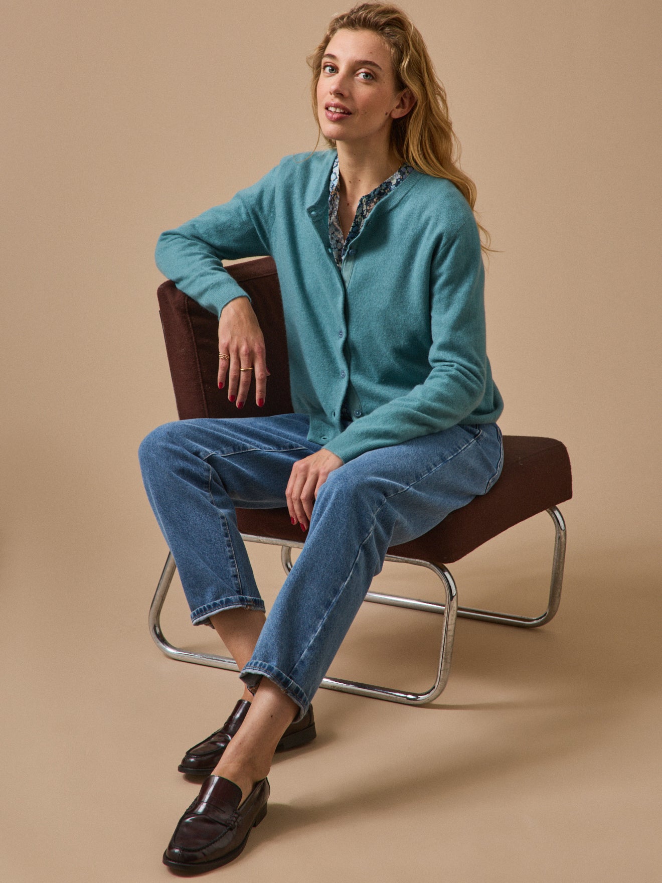 Women's button cardigan - The Cashmere Collection