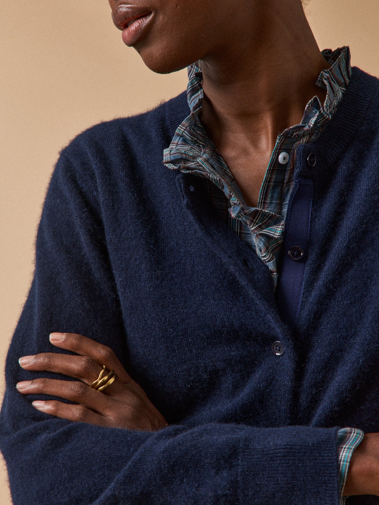 Women's button cardigan - The Cashmere Collection
