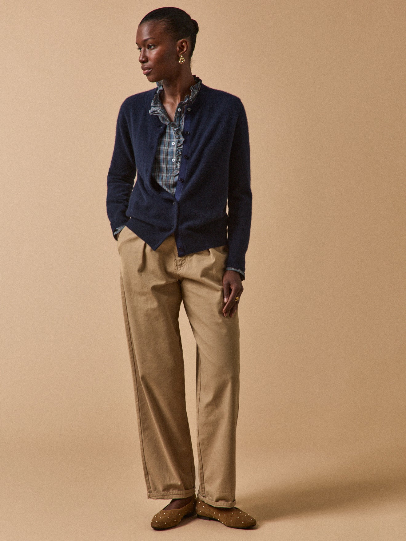 Women's button cardigan - The Cashmere Collection