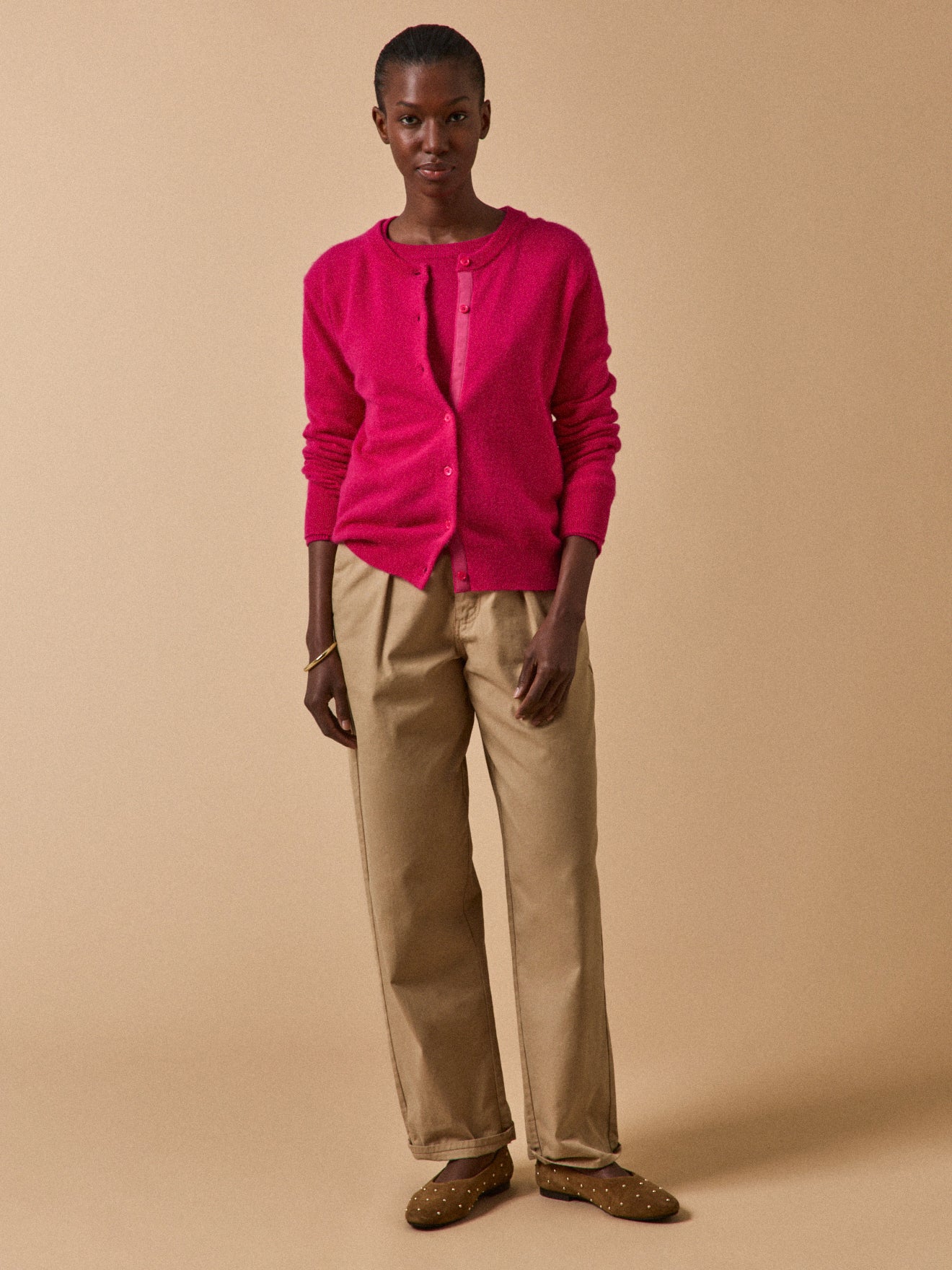 Women's button cardigan - The Cashmere Collection