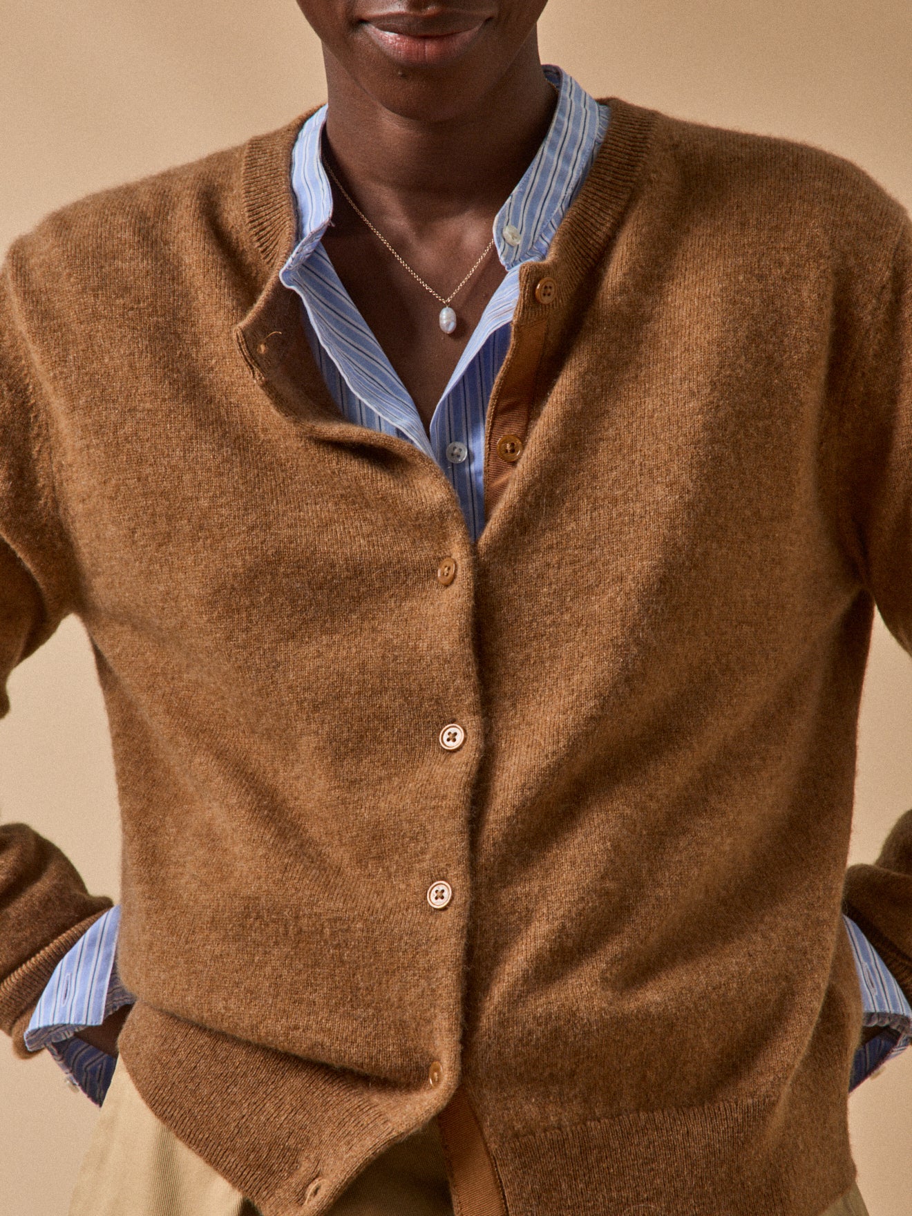 Women's button cardigan - The Cashmere Collection