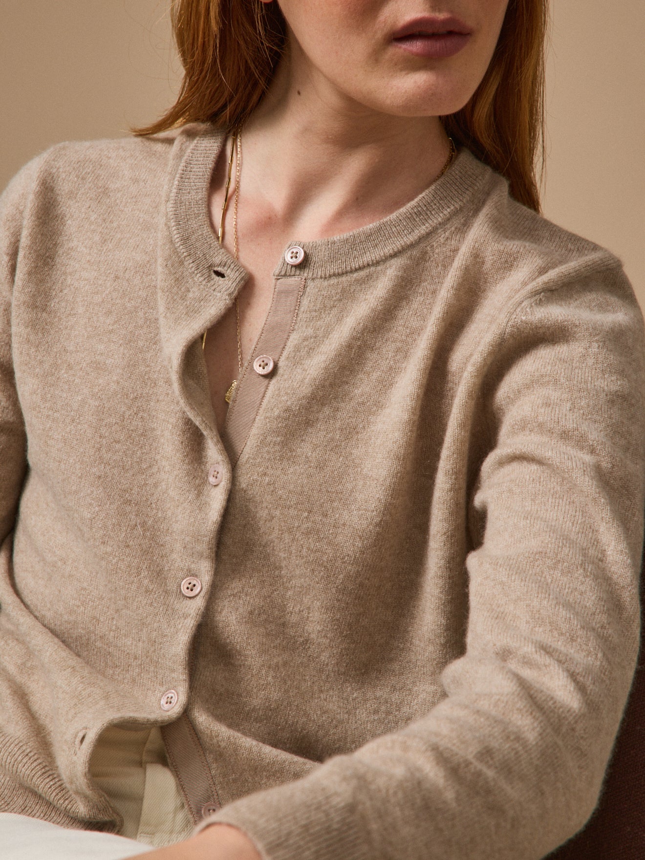 Women's button cardigan - The Cashmere Collection