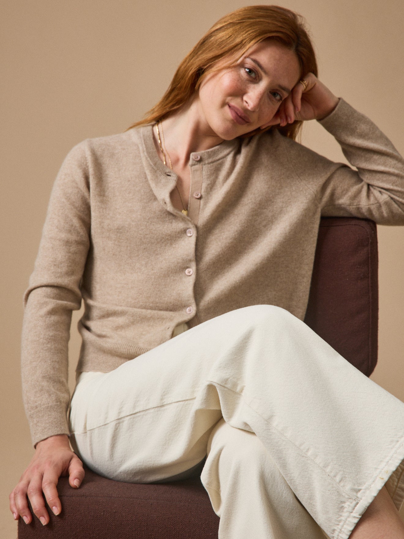 Women's button cardigan - The Cashmere Collection