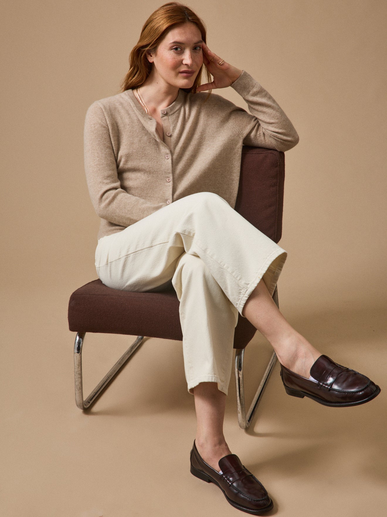 Women's button cardigan - The Cashmere Collection