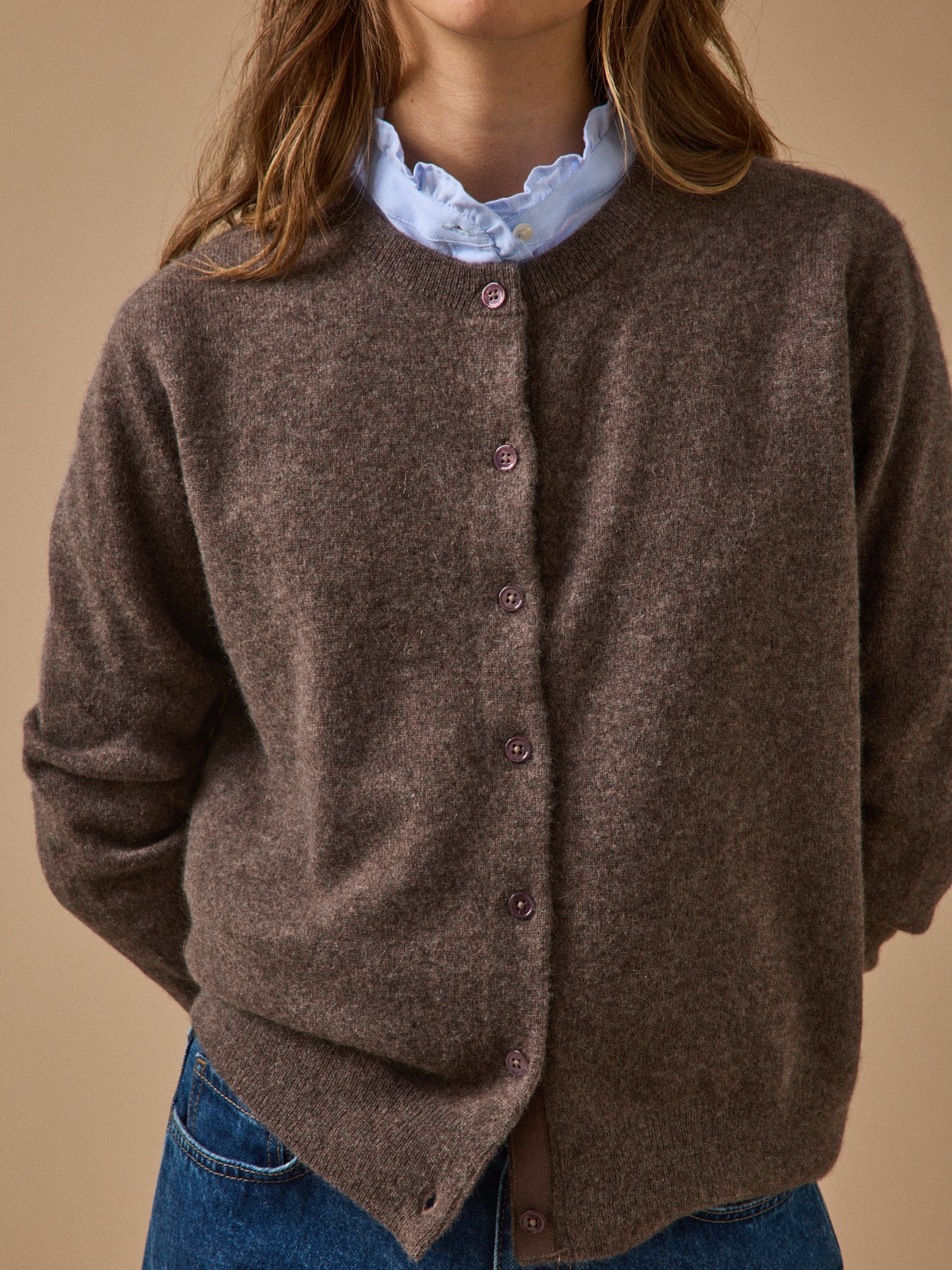 Women's button cardigan - The Cashmere Collection