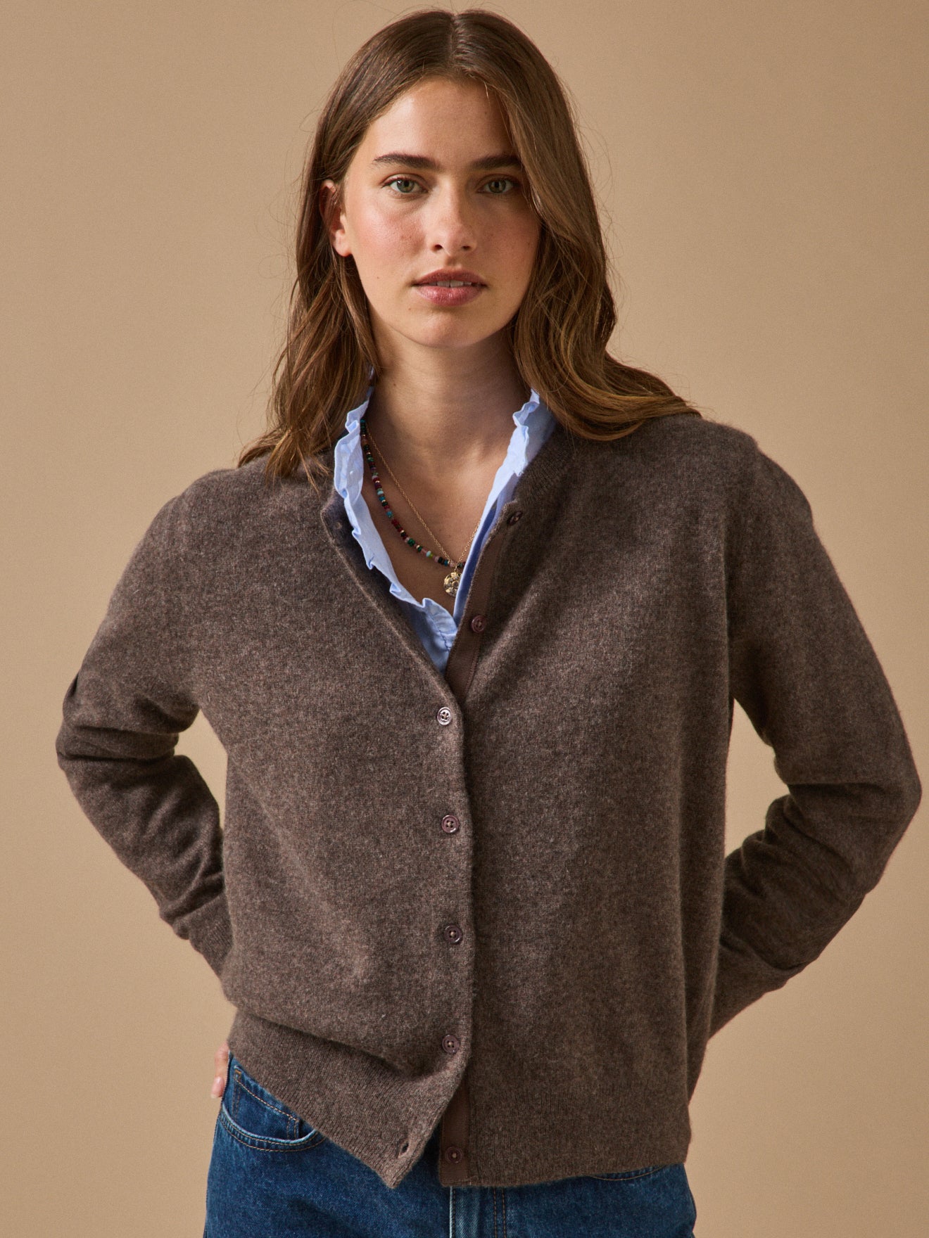 Women's button cardigan - The Cashmere Collection