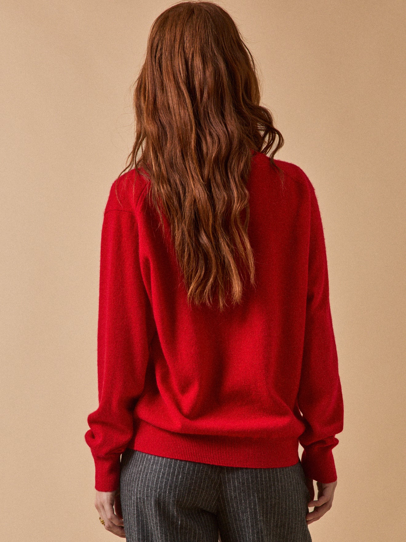 Women's V-neck sweater - The Cashmere Collection