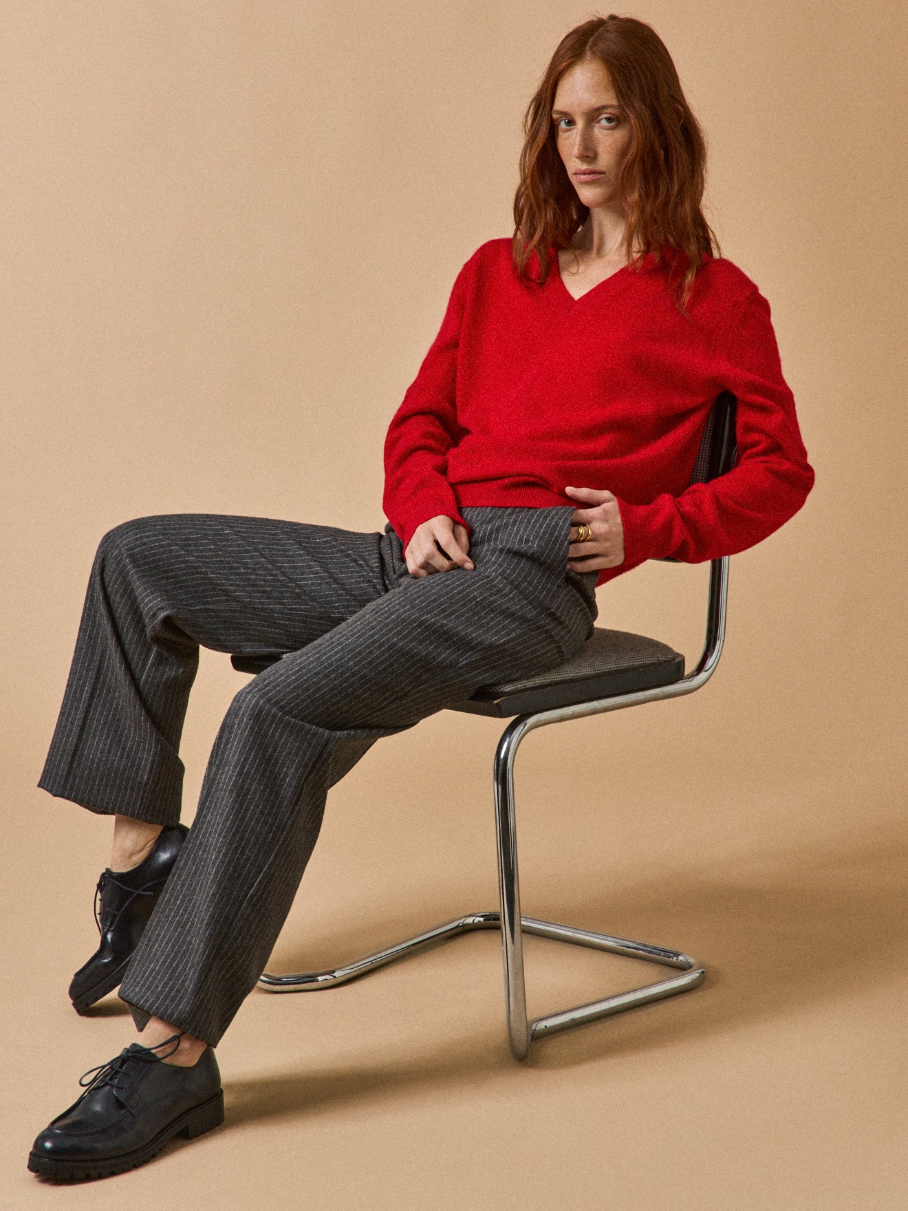 Women's V-neck sweater - The Cashmere Collection
