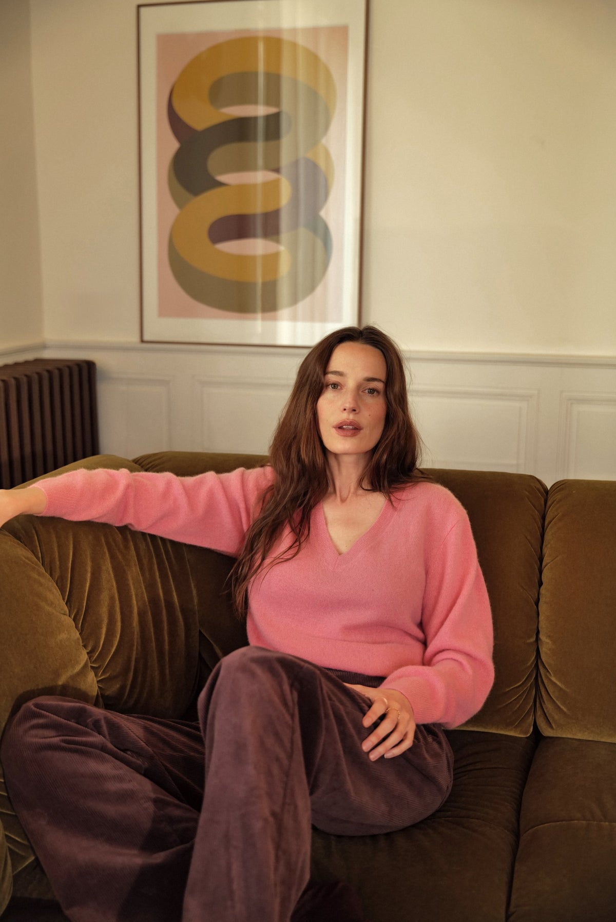 Women's V-neck sweater - The Cashmere Collection