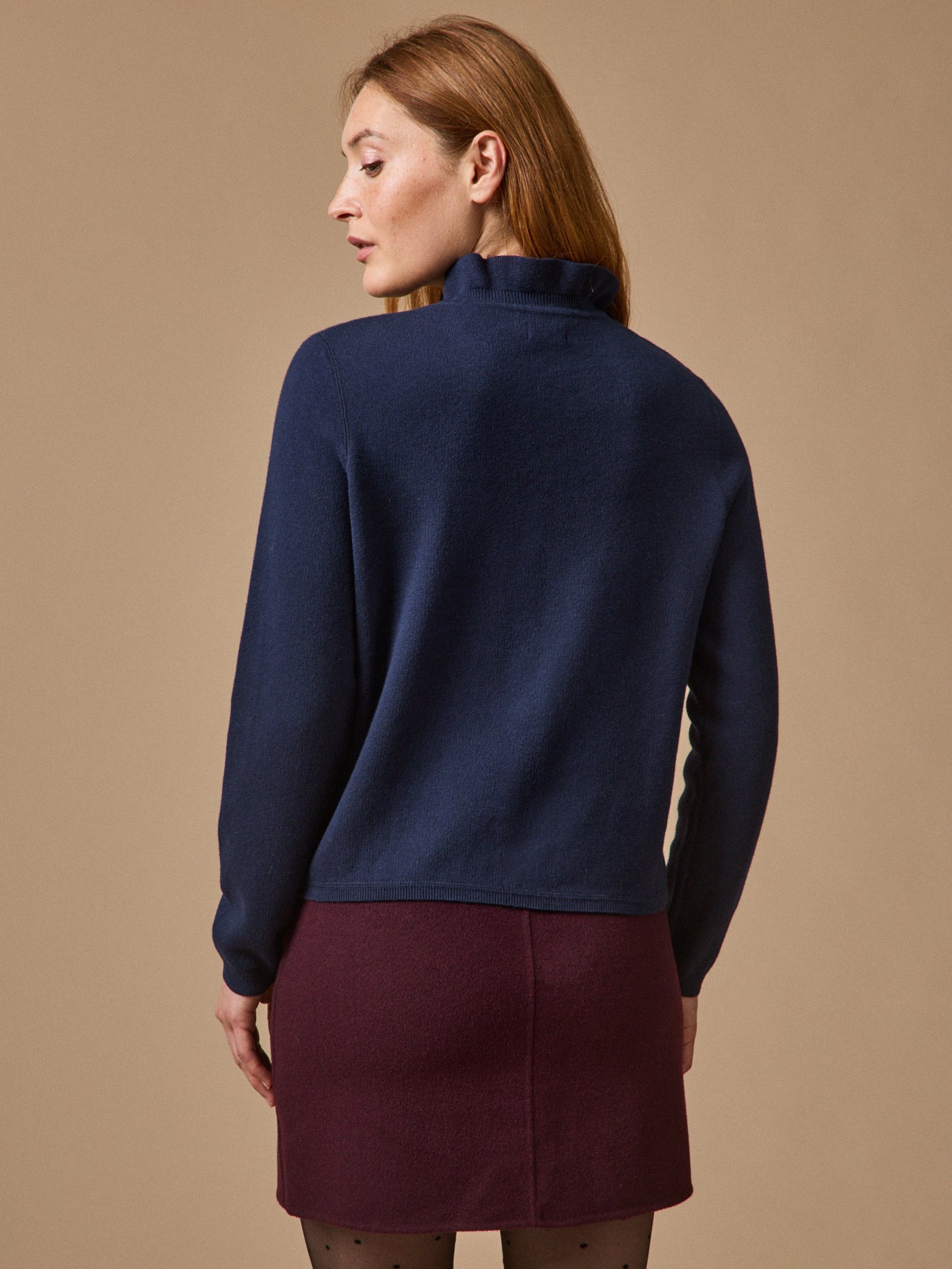 Women's organic cotton and cashmere cardigan