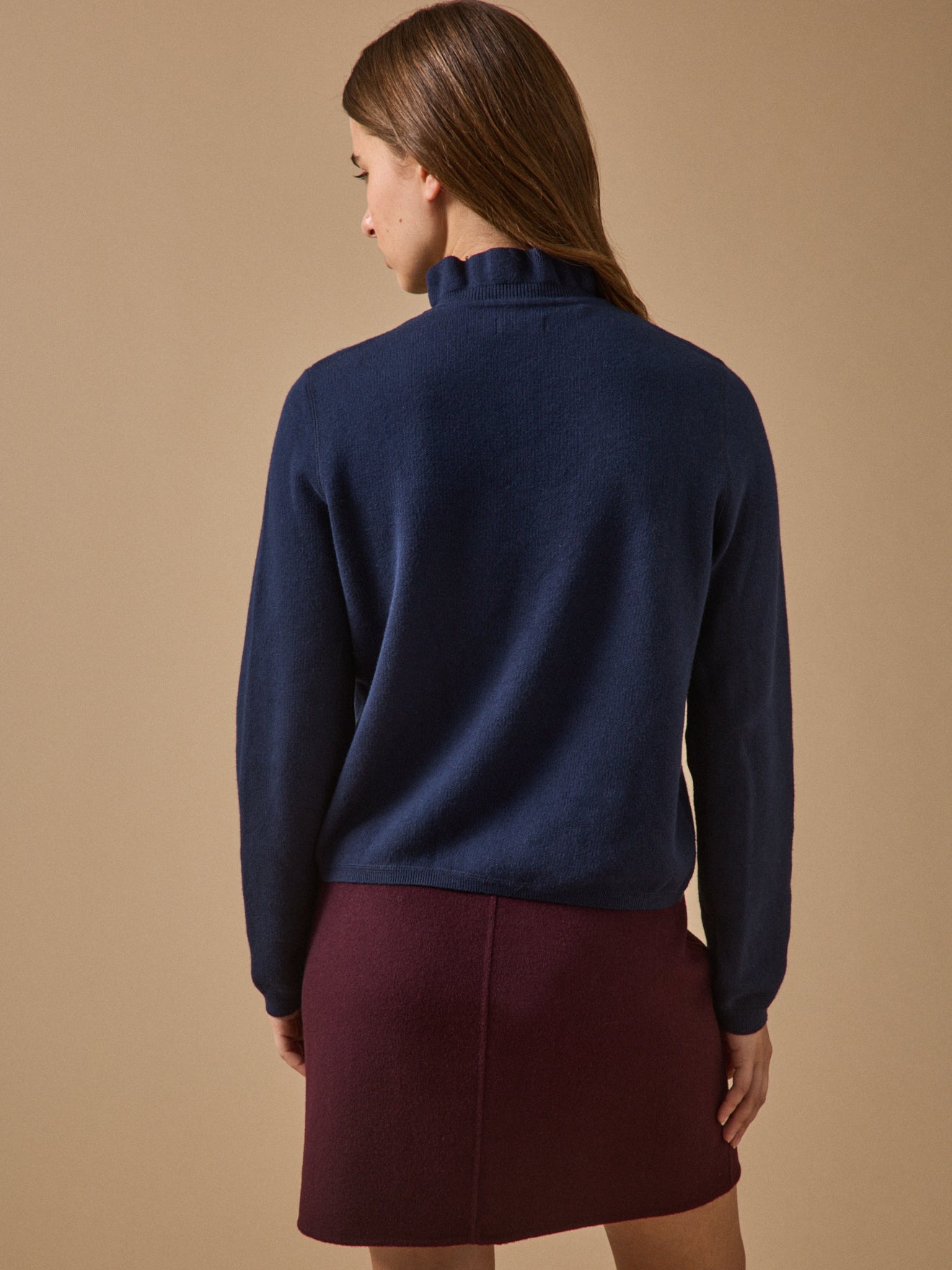 Gilet femme coton biologique et cachemire