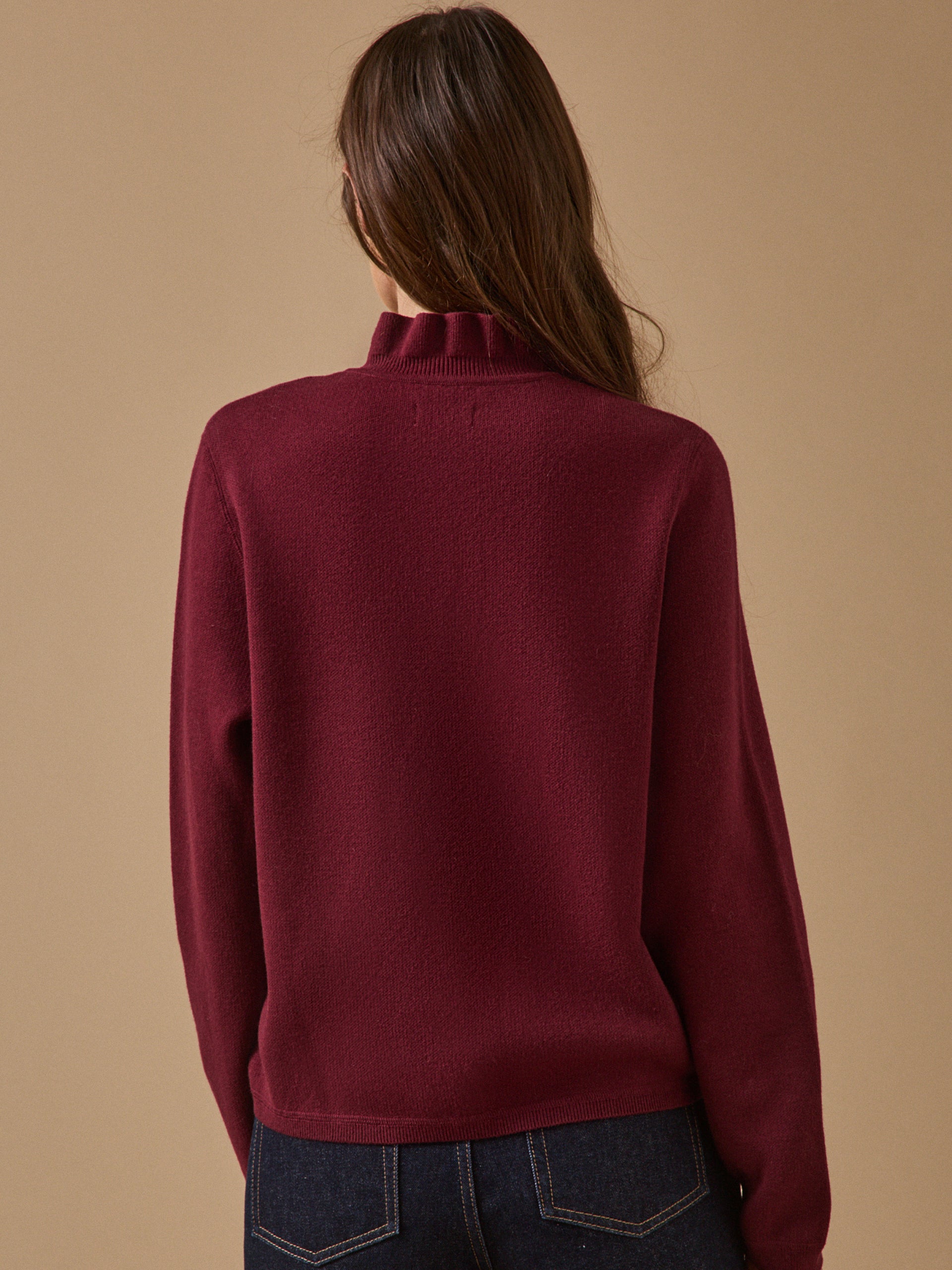 Women's organic cotton and cashmere cardigan