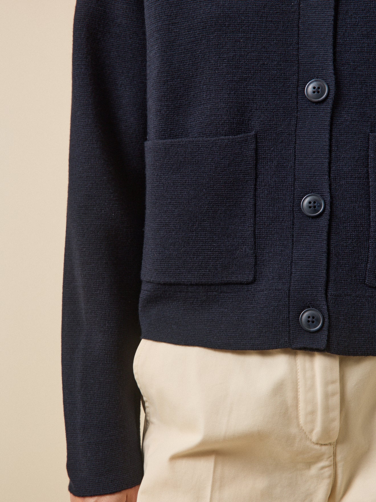 Gilet col chemise maille milano femme