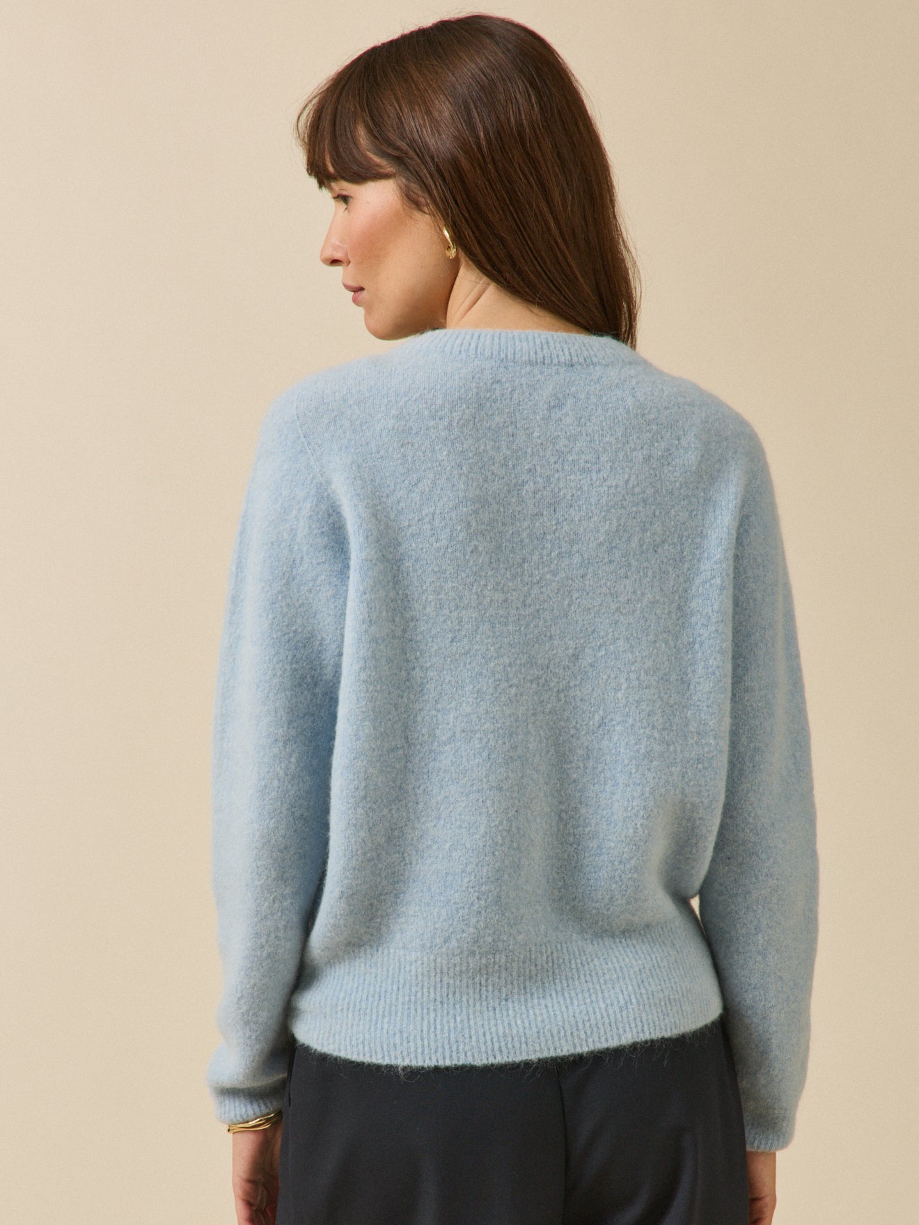 Pull femme mélange alpaga