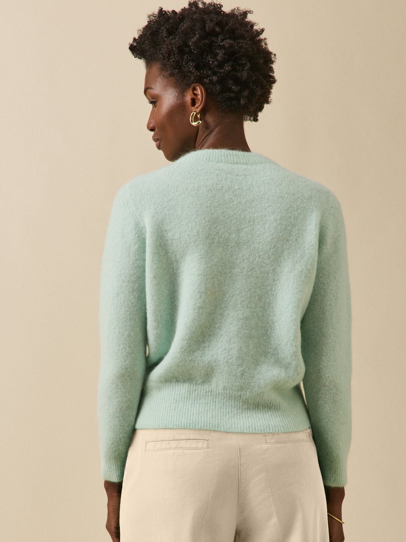 Pull femme mélange alpaga