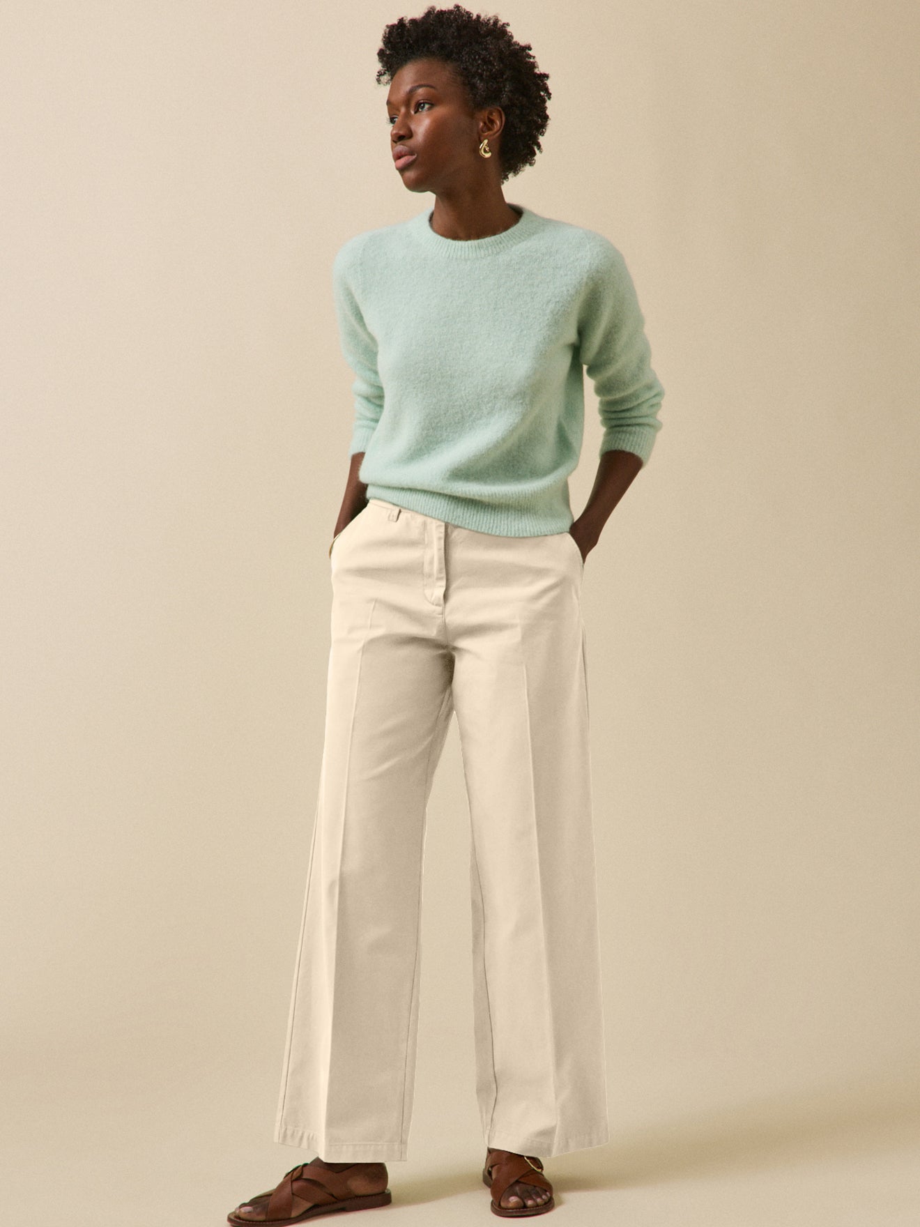 Pull femme mélange alpaga