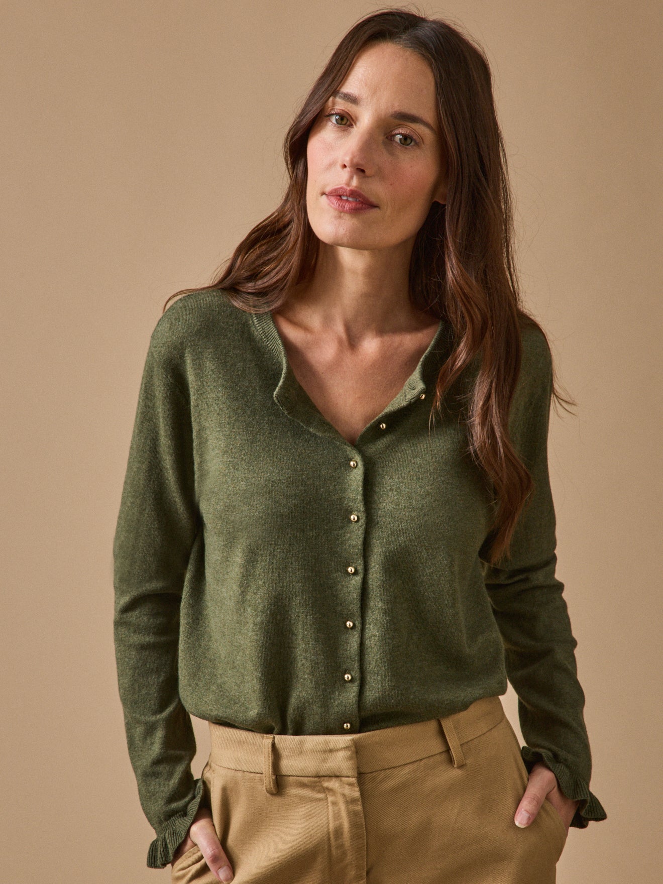 Women's organic cotton and RWS* wool